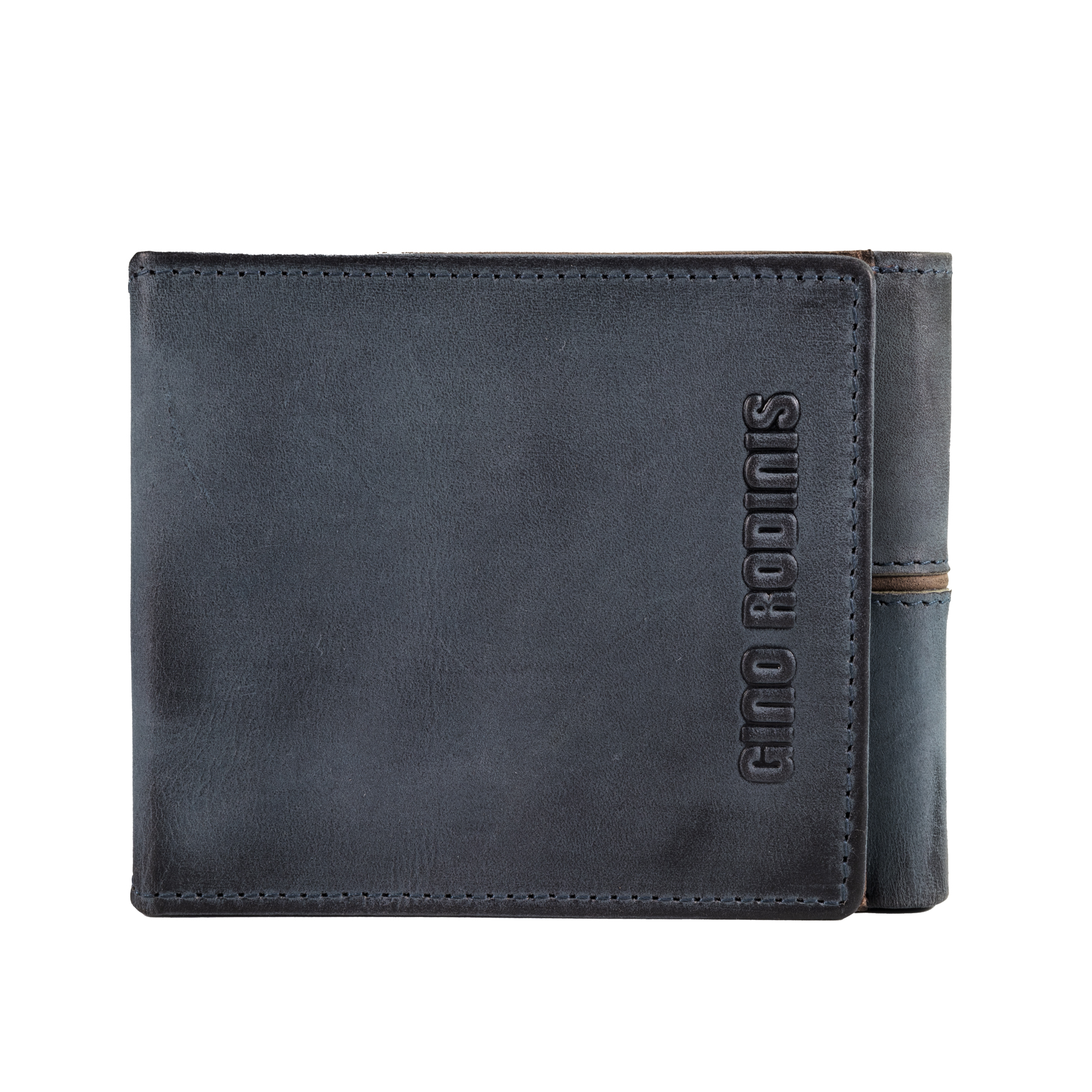 Billetera Texas 1.163 Azul Oscuro/Marrón - Imagen 5