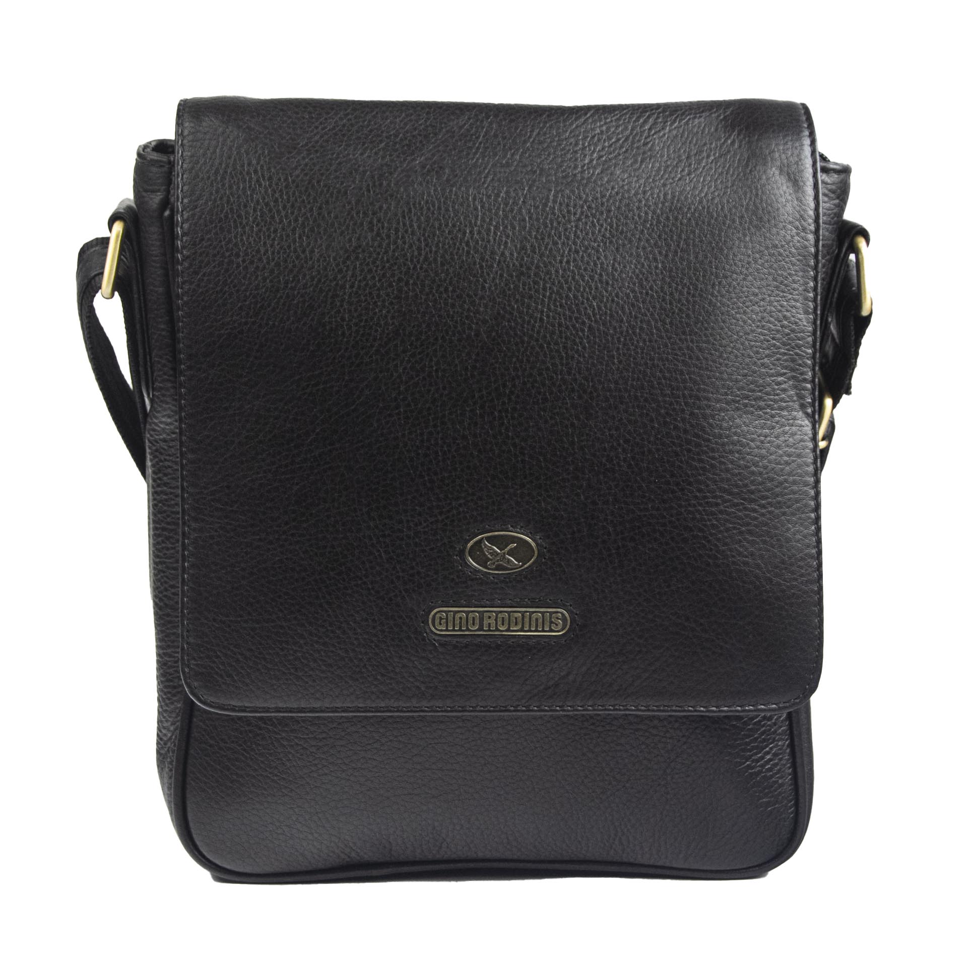Morral de Cuero Hombre - 1298 Negro