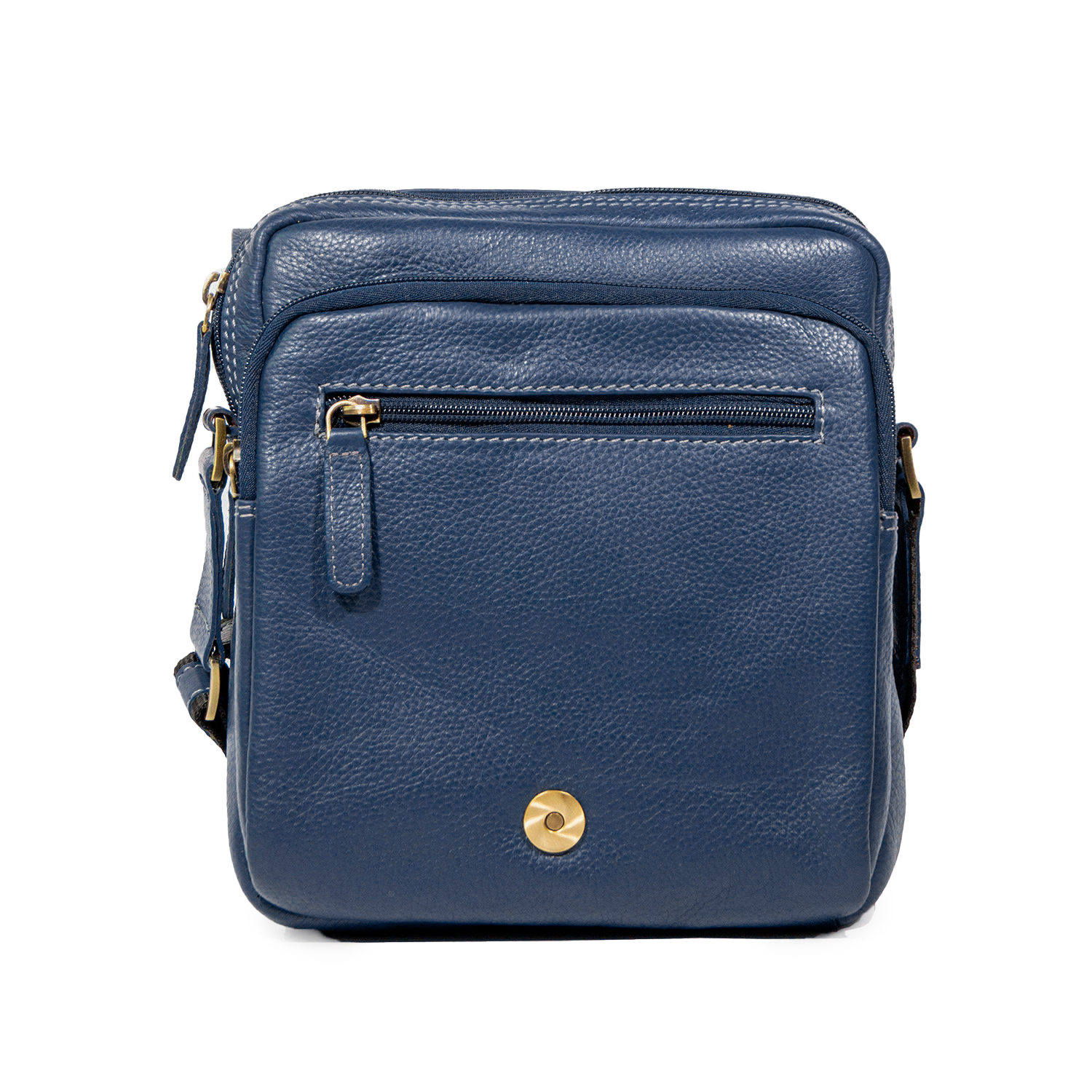 Morral de Cuero Hombre -1310 Azul - Imagen 5
