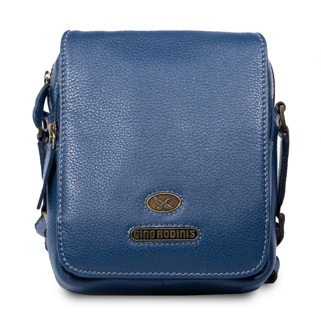 Morral de Cuero hombre - 1311 Azul