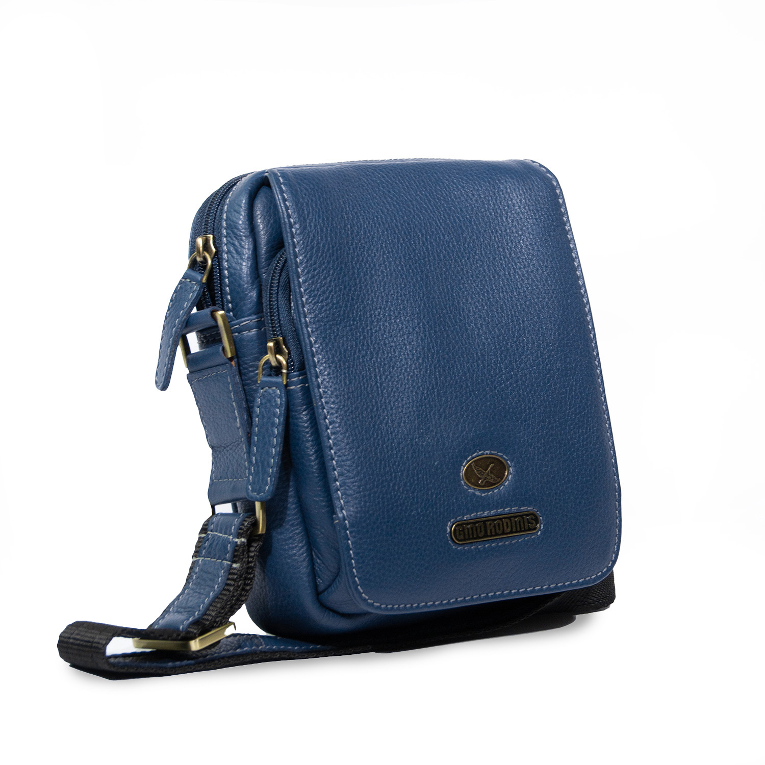 Morral de Cuero hombre - 1311 Azul - Imagen 2