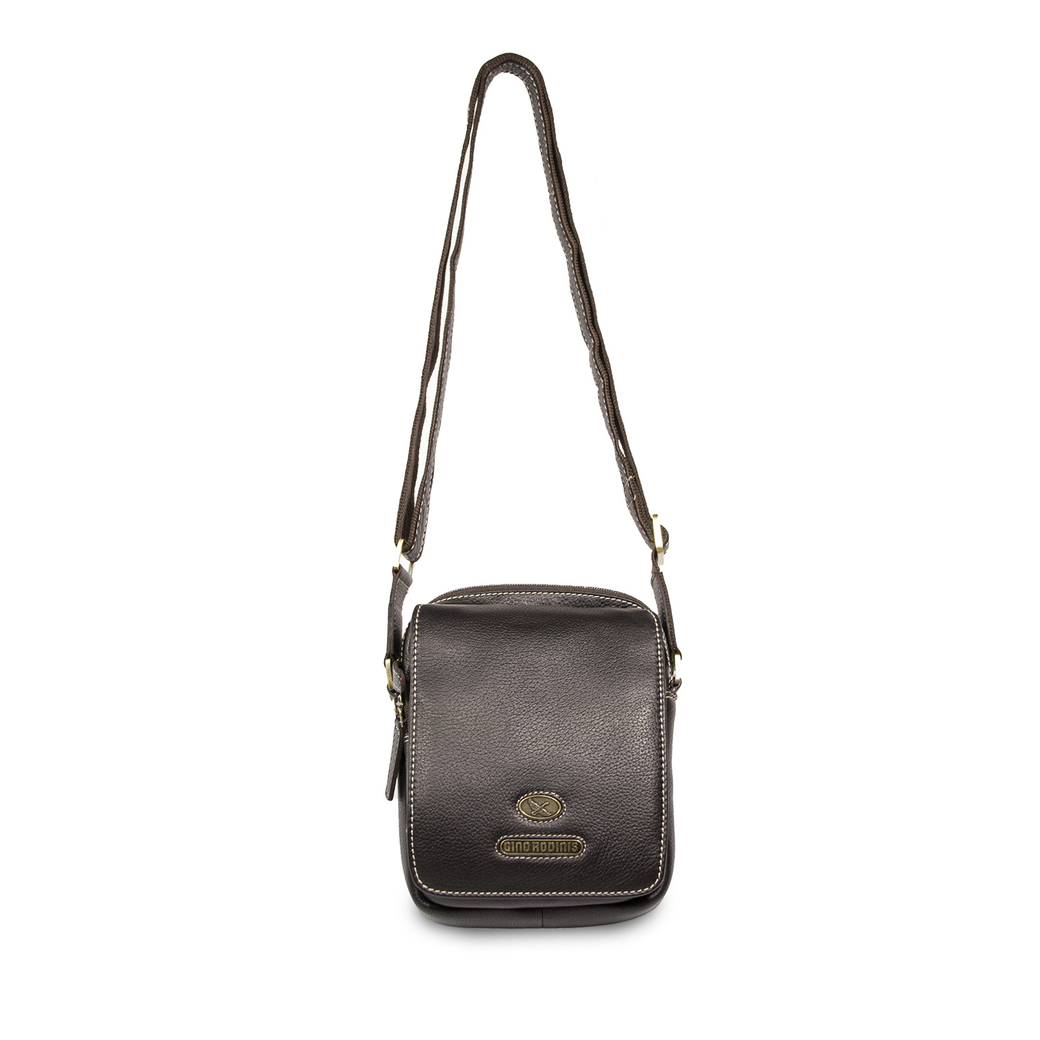 Morral de Cuero hombre - 1311 cafe - Imagen 5