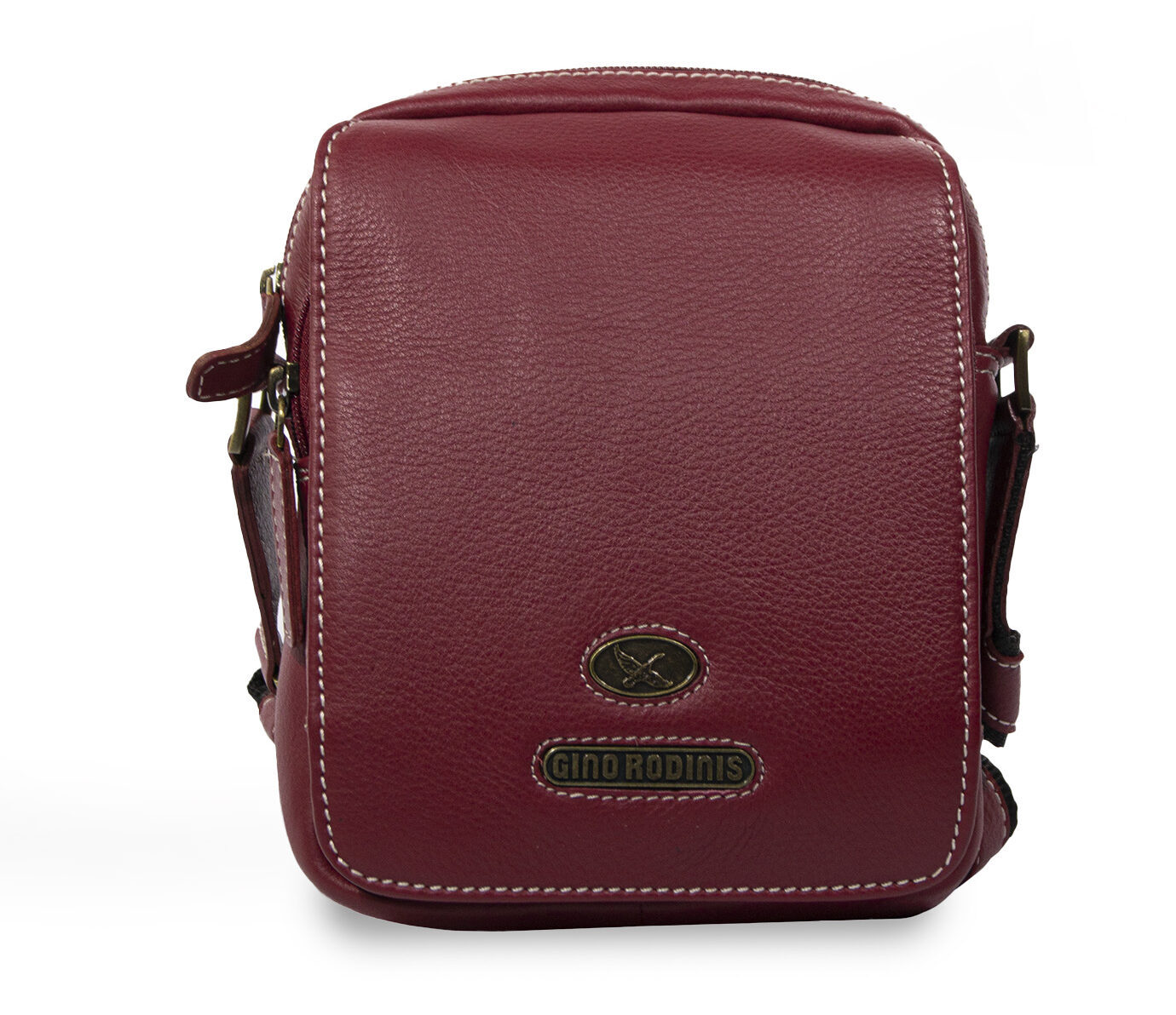Morral de Cuero hombre - 1311 Rojo