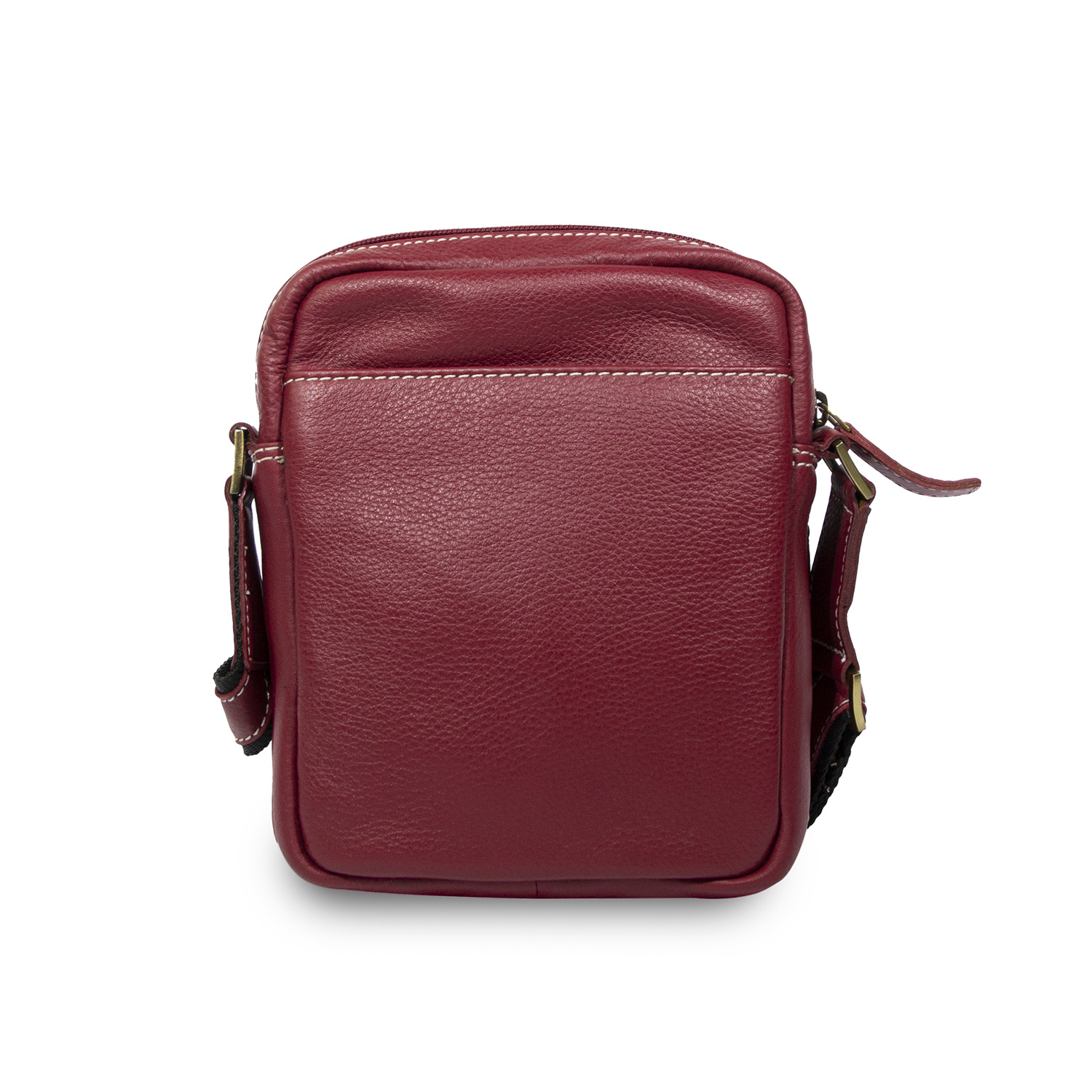 Morral de Cuero hombre - 1311 Rojo - Imagen 3