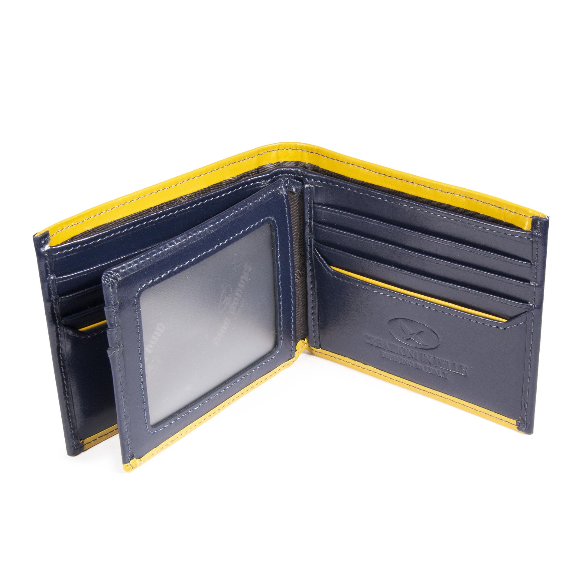 Billetera Milano 149 Azul/Amarillo - Imagen 3