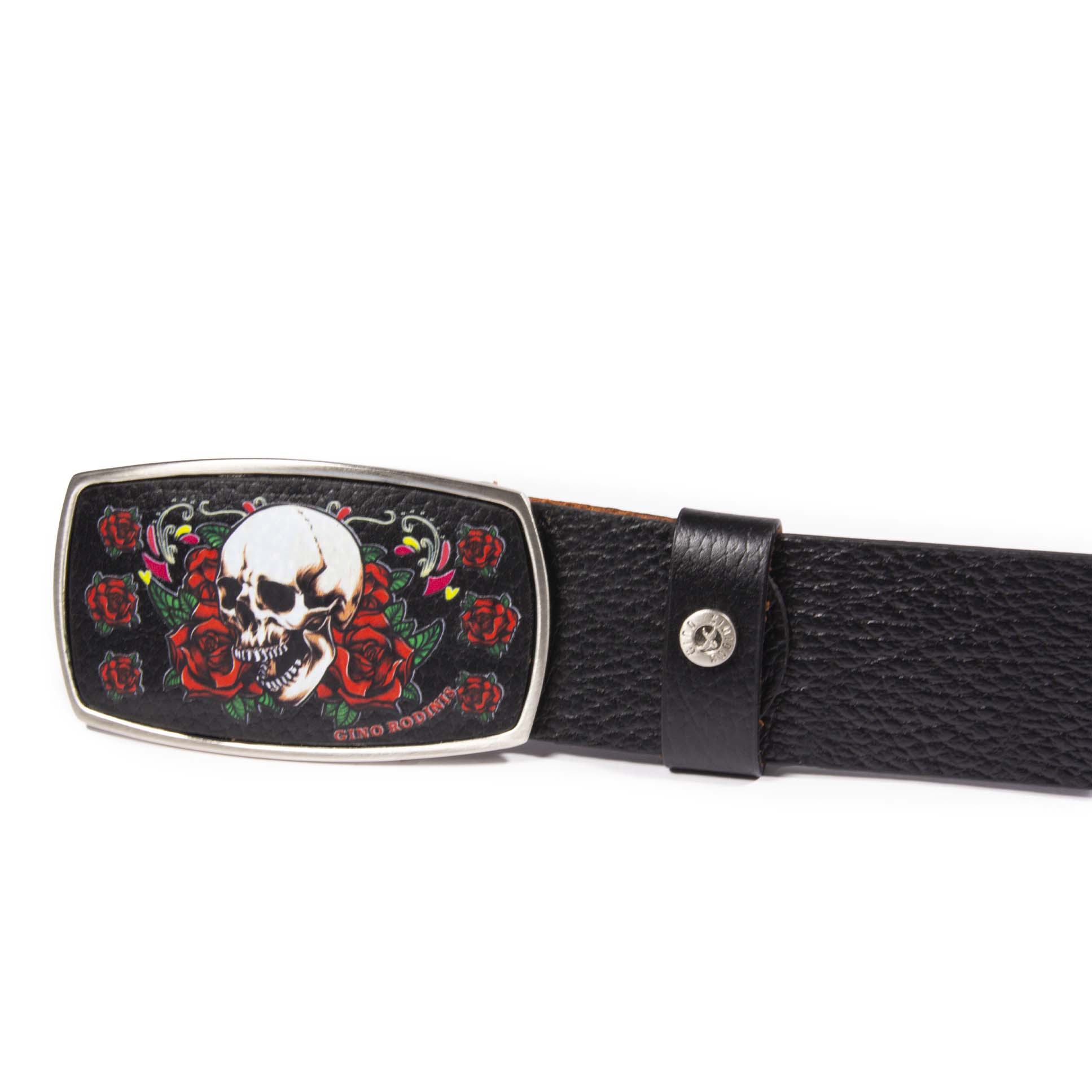 Cinturón Calavera 1610 Negro - Imagen 4