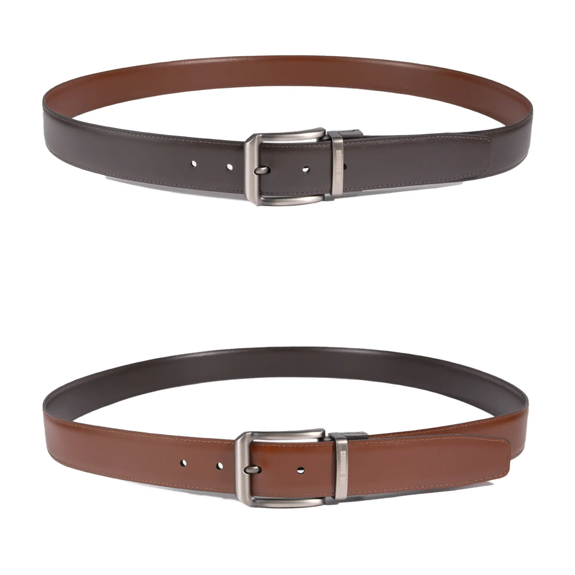 Cinturón Reversible 1964 Café/Miel - Imagen 3