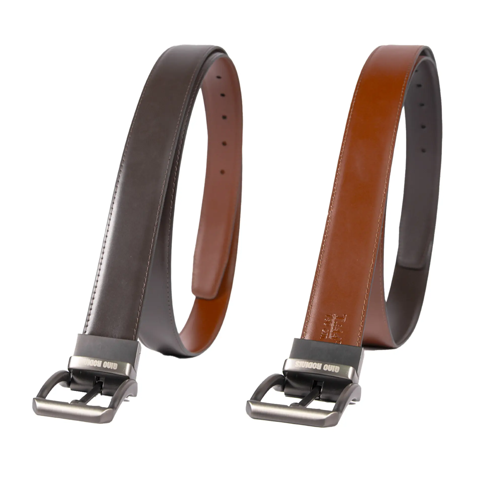 Cinturón Reversible 1964 Café/Miel - Imagen 2