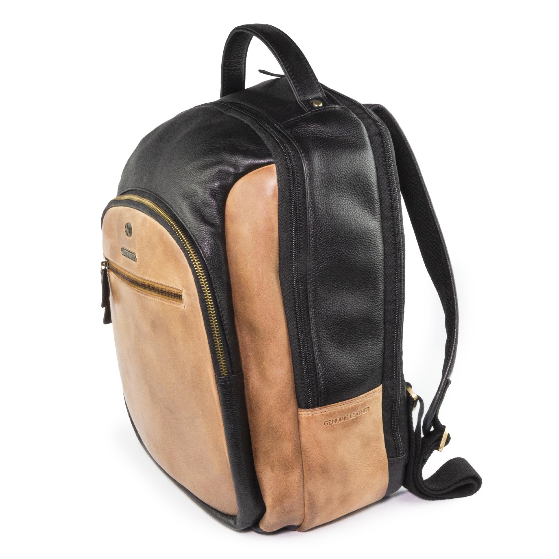 Mochila 2113 Negra/Camel - Imagen 2