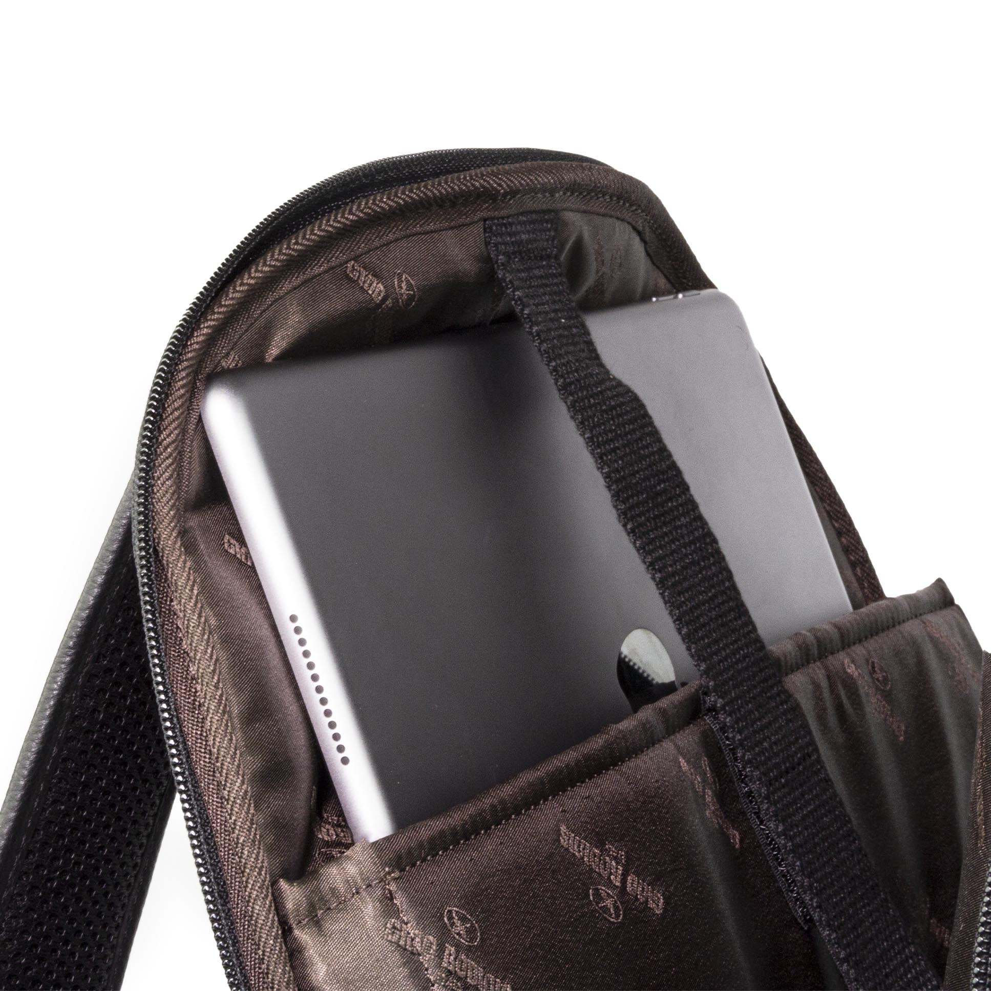 Mochila 2113 Negra/Camel - Imagen 3