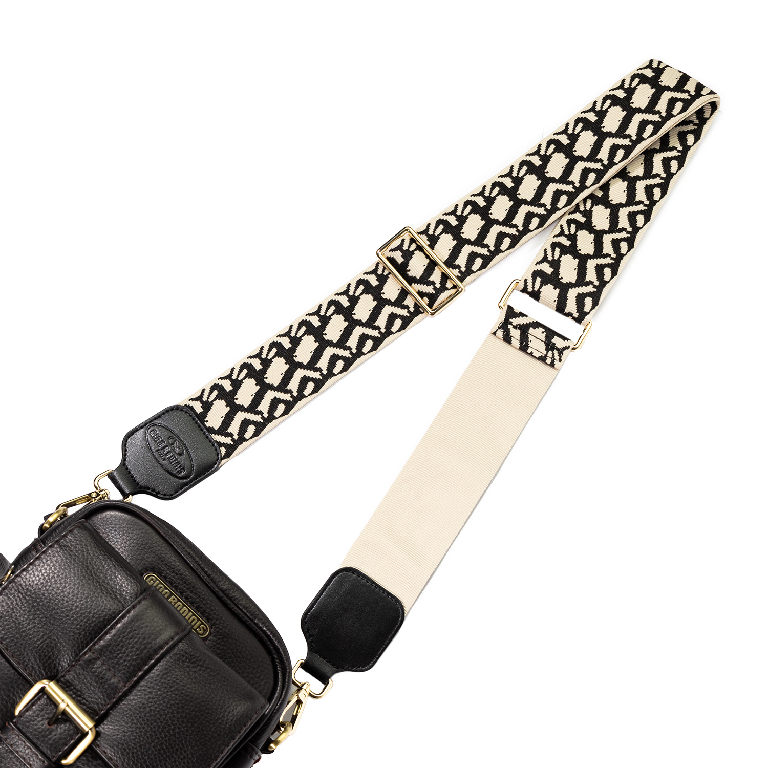 Vista lateral de correa strap 2182- Gino Rodinis