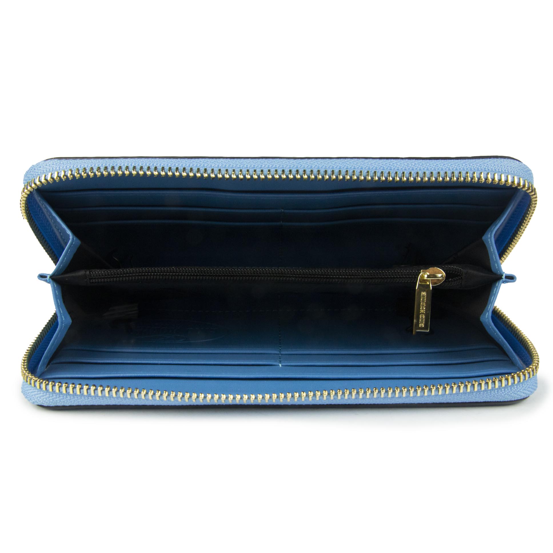 Billetera Charm 220 Celeste - Imagen 3