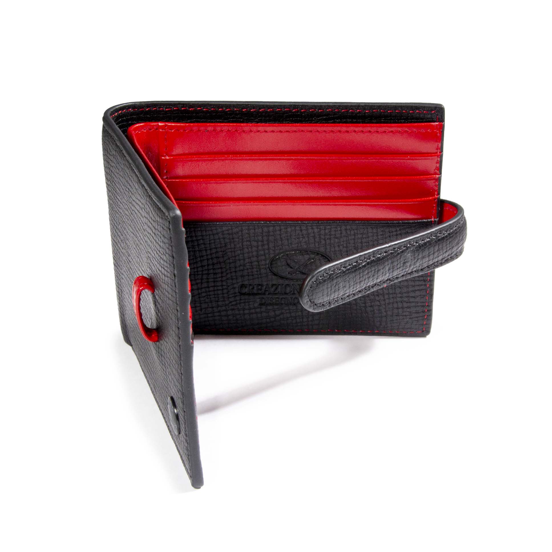 Billetera Eros 585 Negro/Rojo - Imagen 2