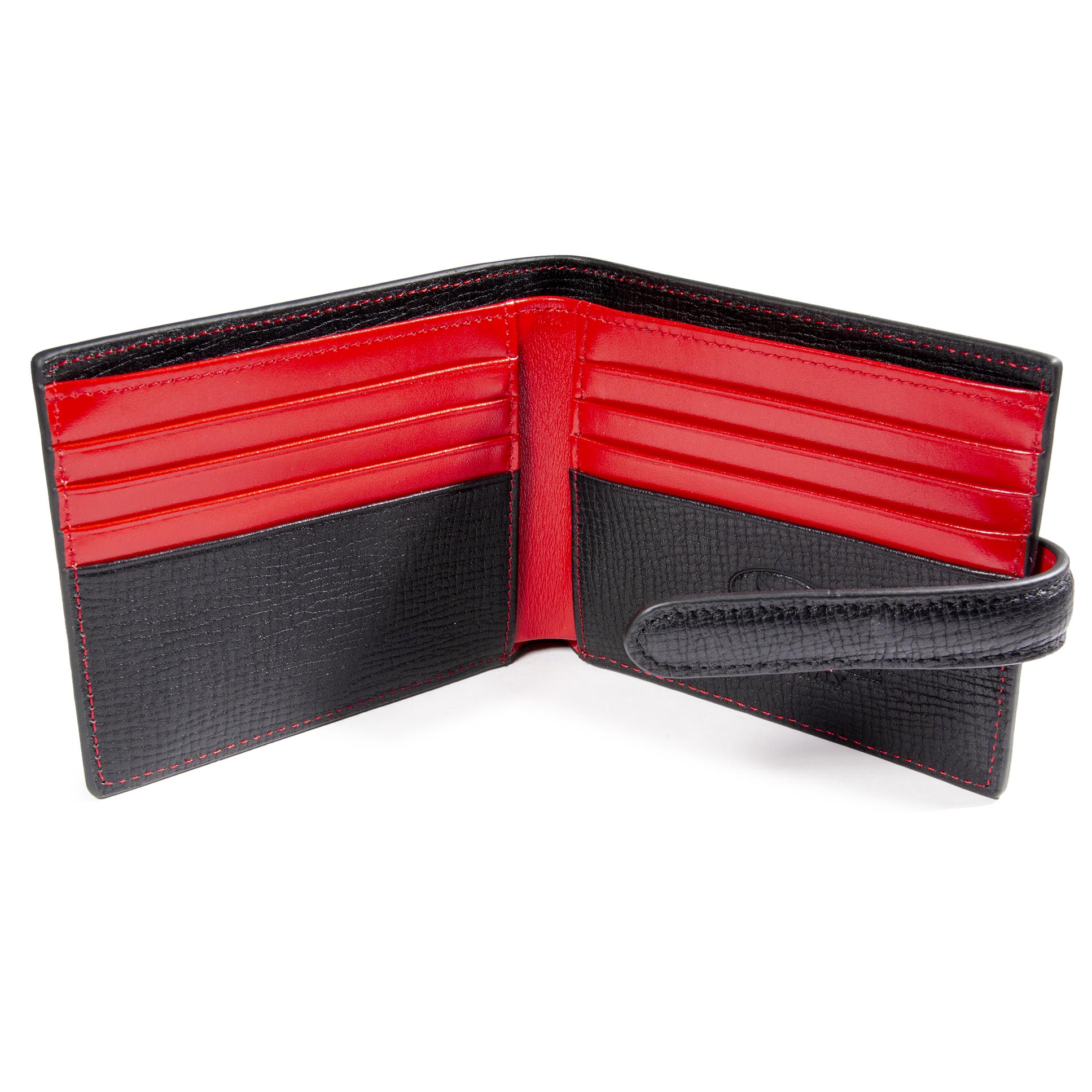 Billetera Eros 585 Negro/Rojo - Imagen 3