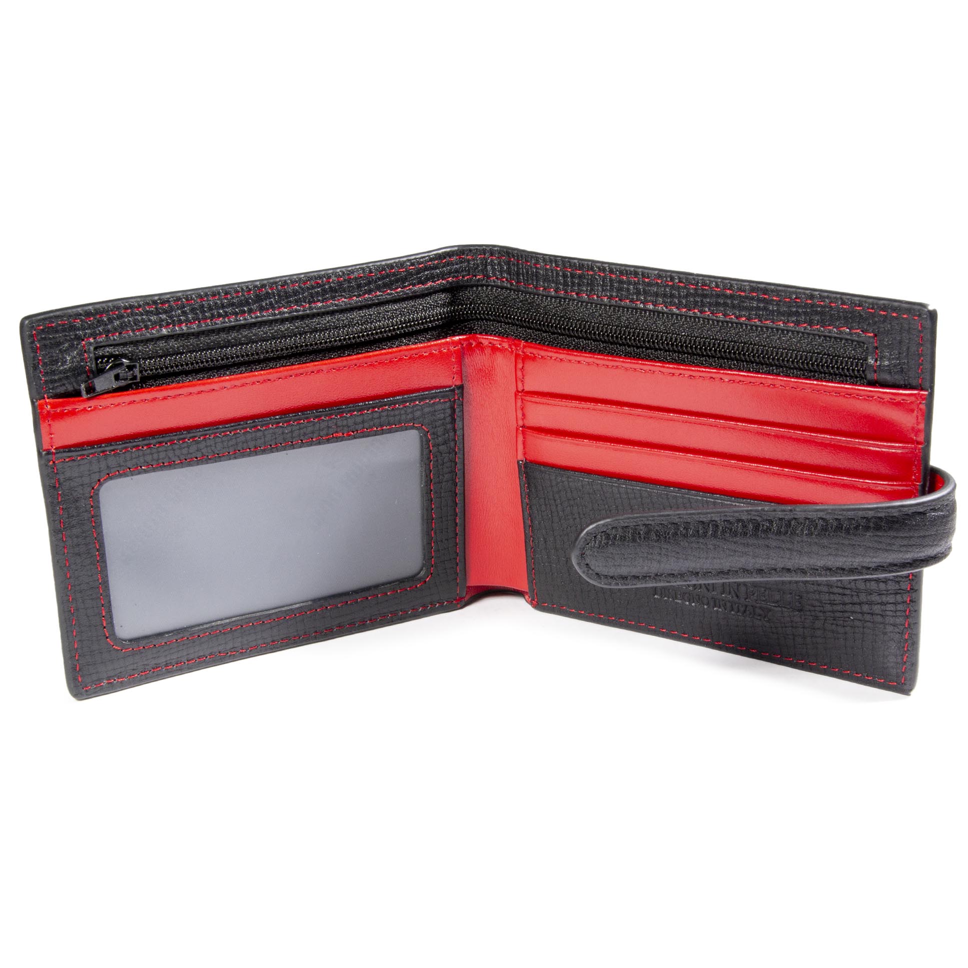 Billetera Eros 586 Negro/Rojo - Imagen 3
