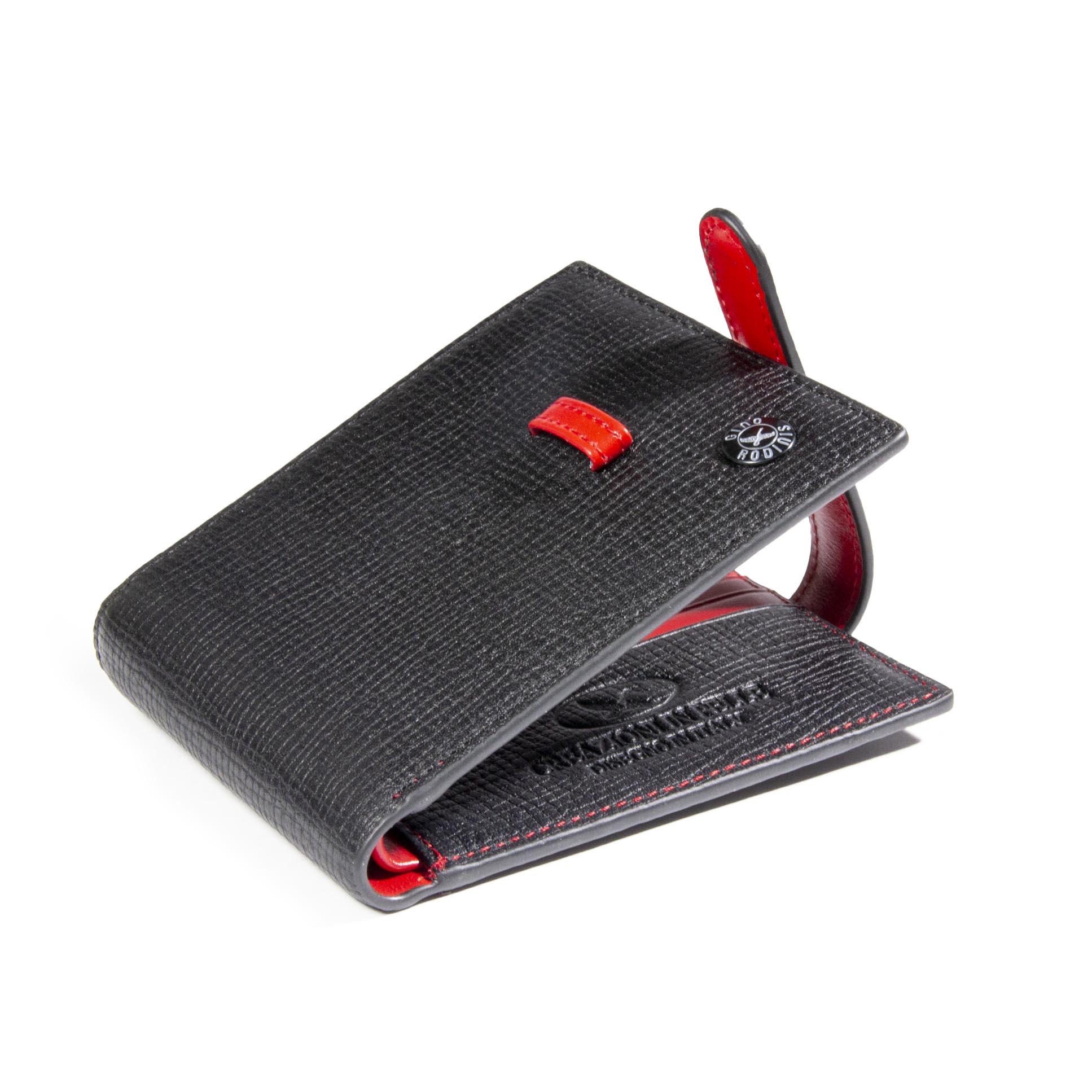 Billetera Eros 586 Negro/Rojo - Imagen 4