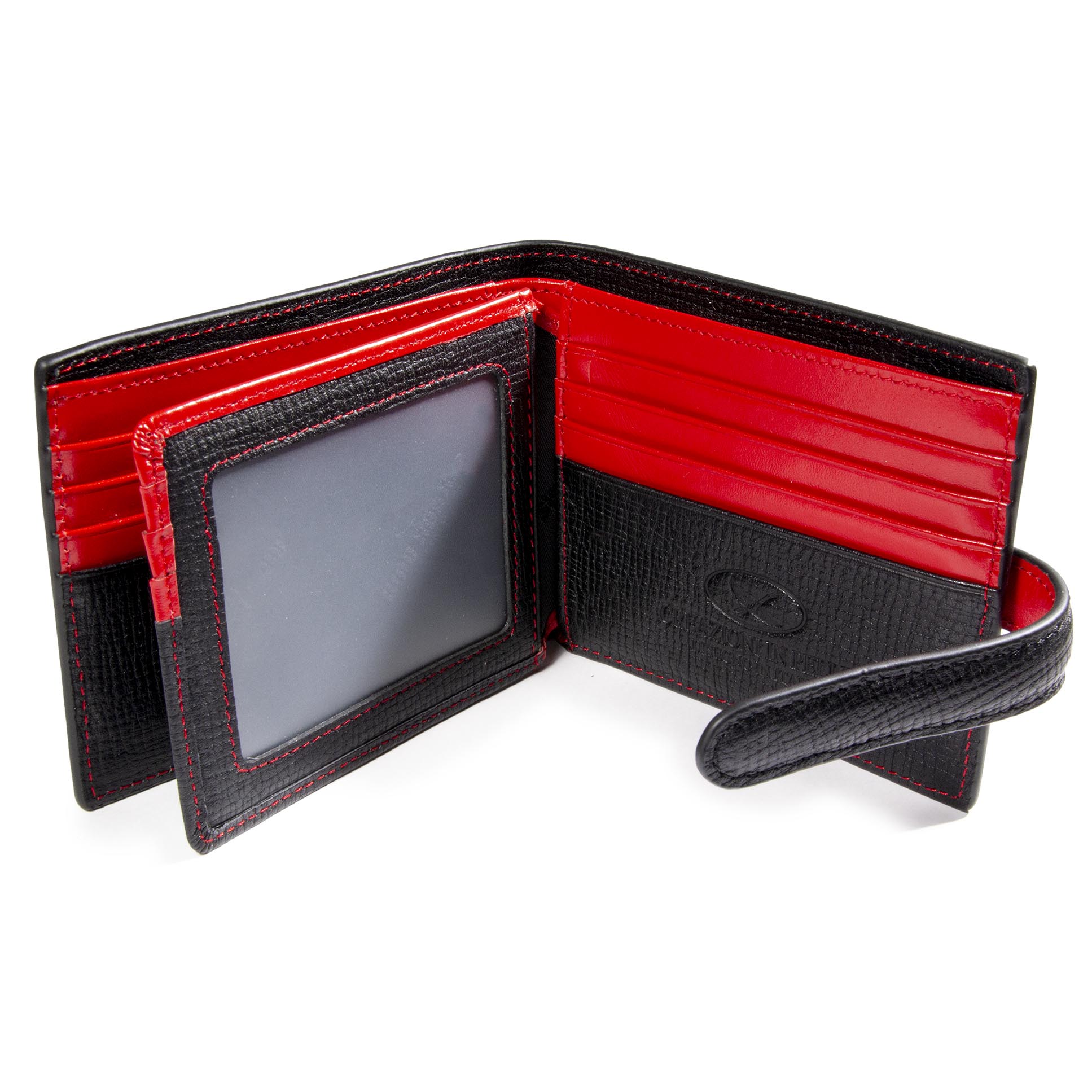 Billetera Eros 587 Negro/Rojo - Imagen 3