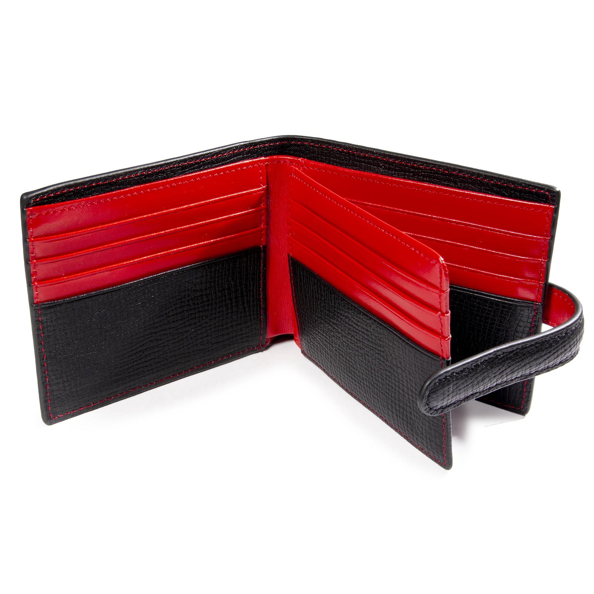 Billetera Eros 587 Negro/Rojo - Imagen 4