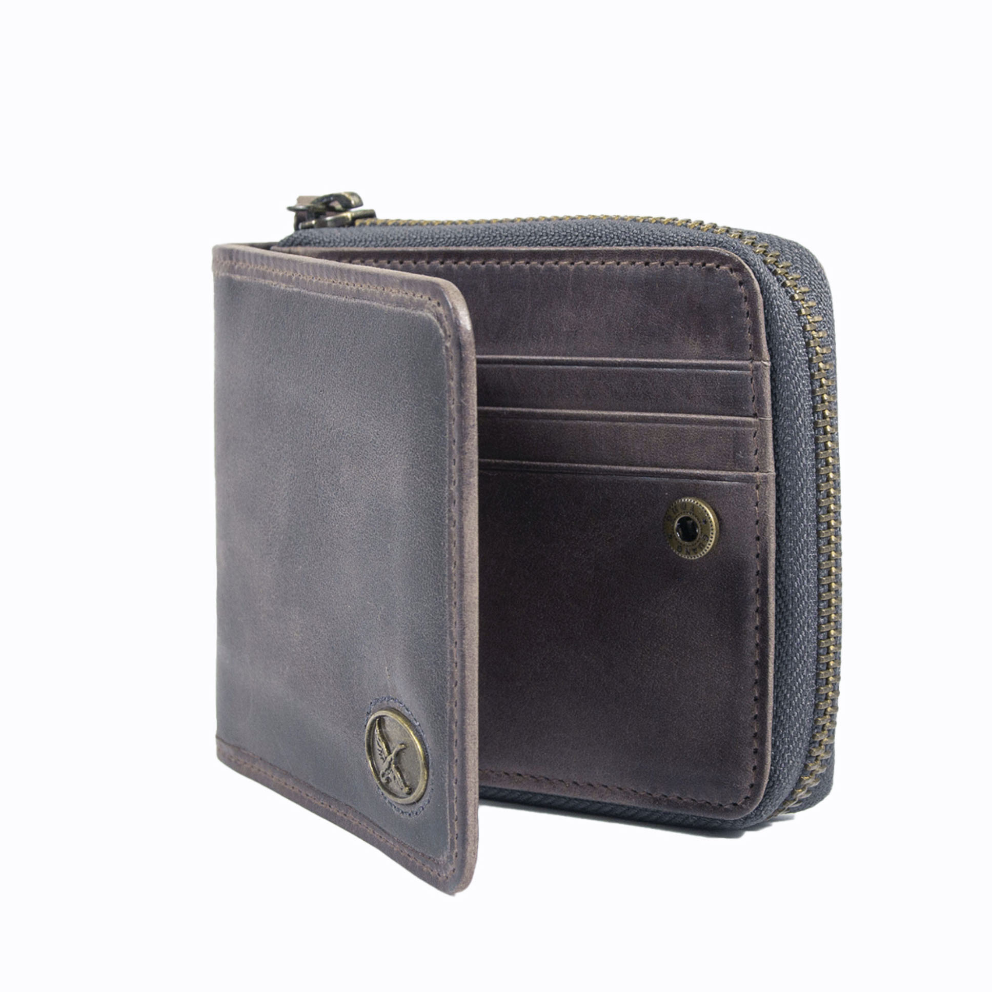 Billetera Massimo 811 Azul Oscuro/Marrón - Imagen 2