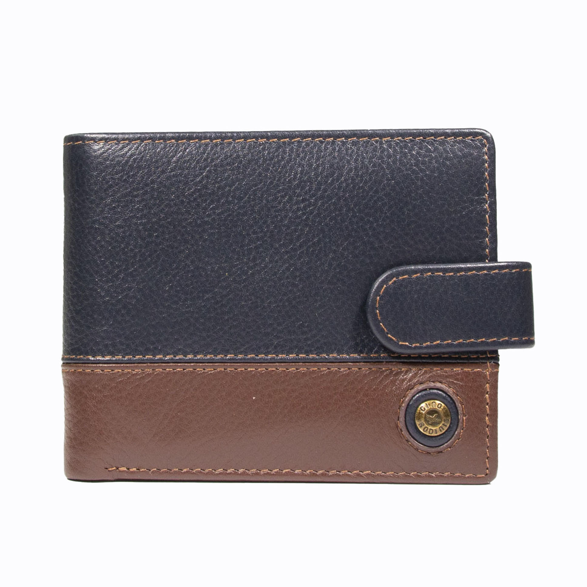 Billetera Capri 985 Azul/Marrón