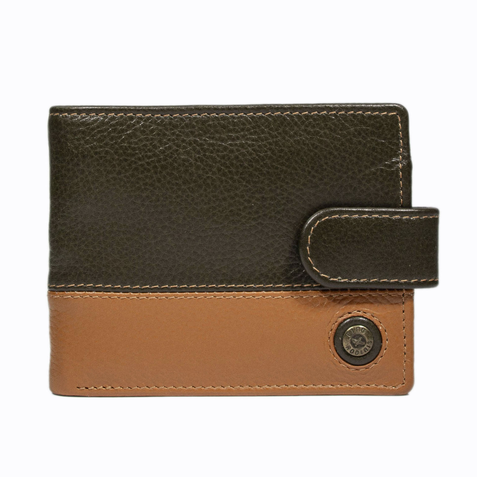 Billetera Capri 987 Verde - Naranjo