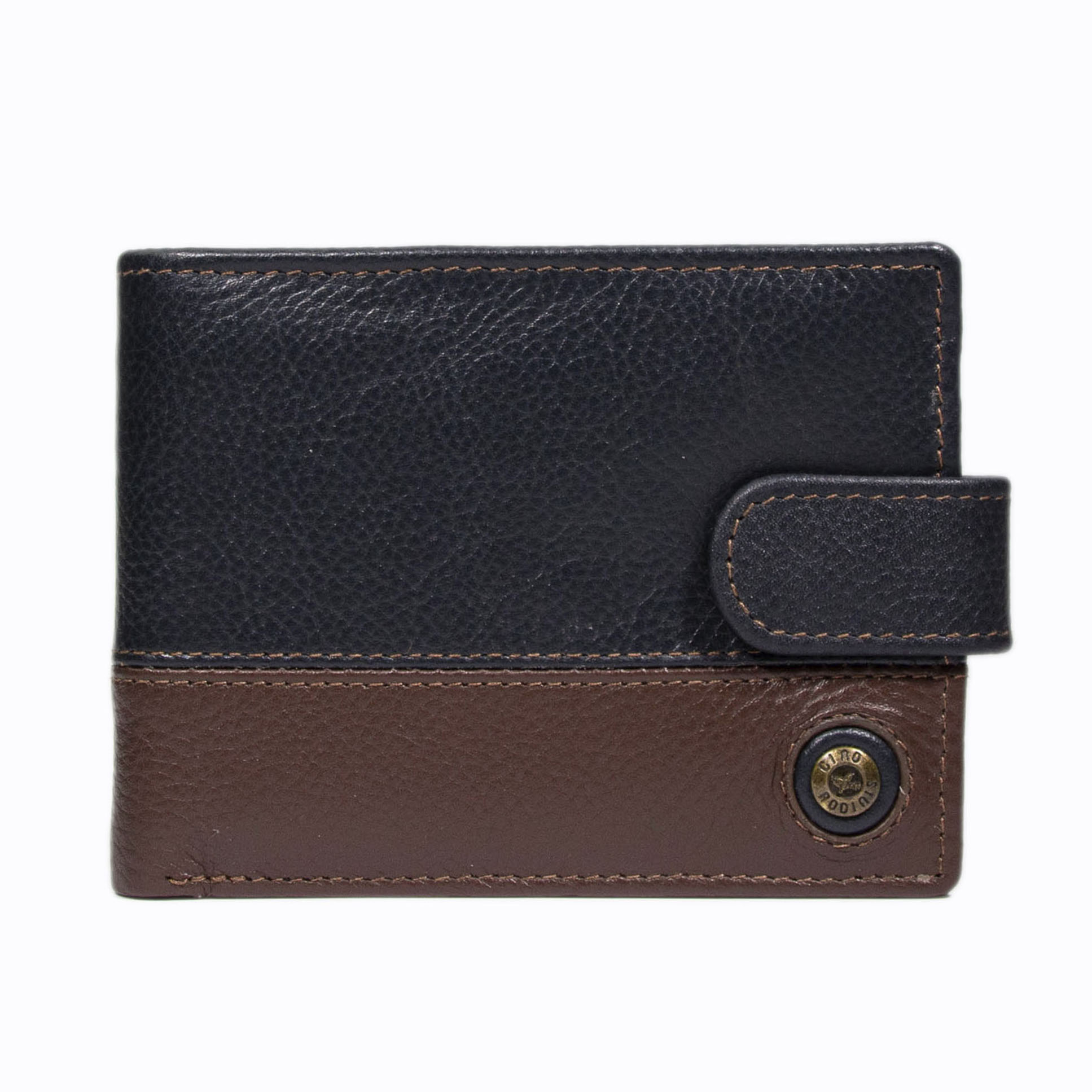 Billetera Capri 988 Azul - Marrón