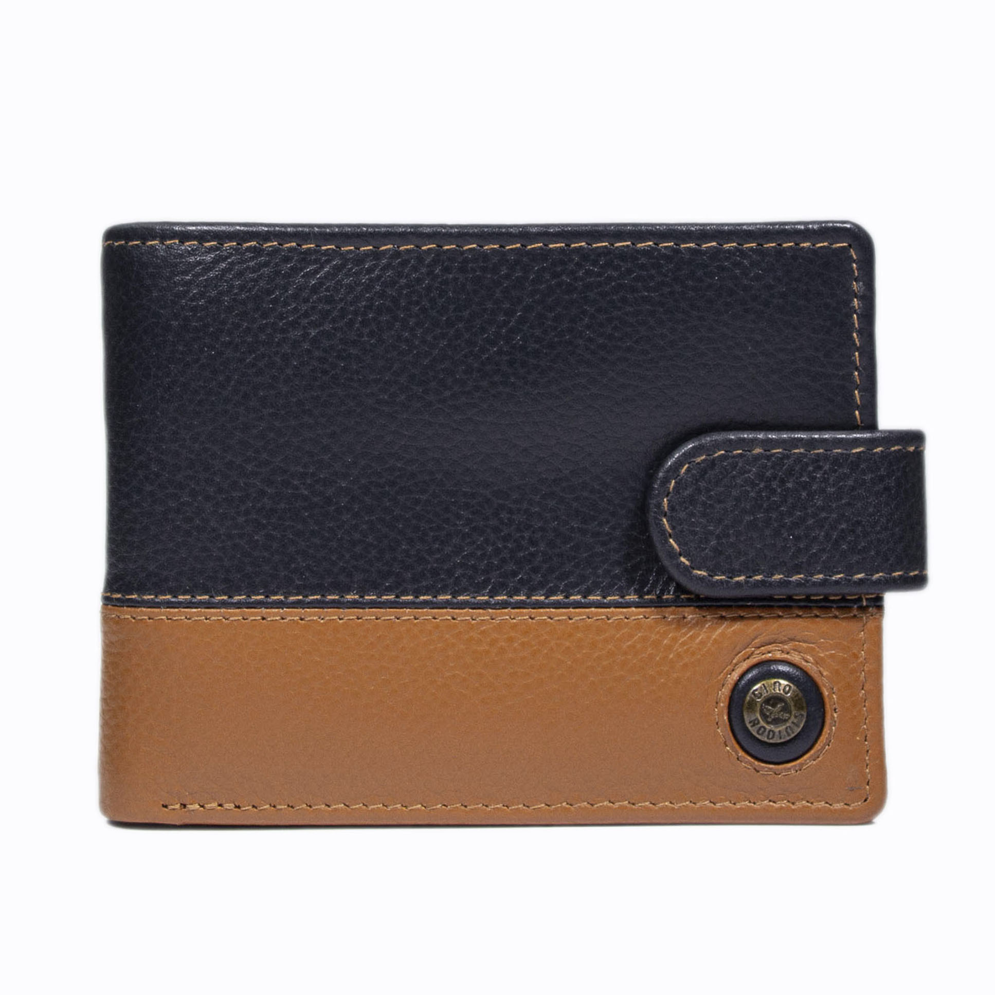 Billetera Capri 988 Azul - Naranjo