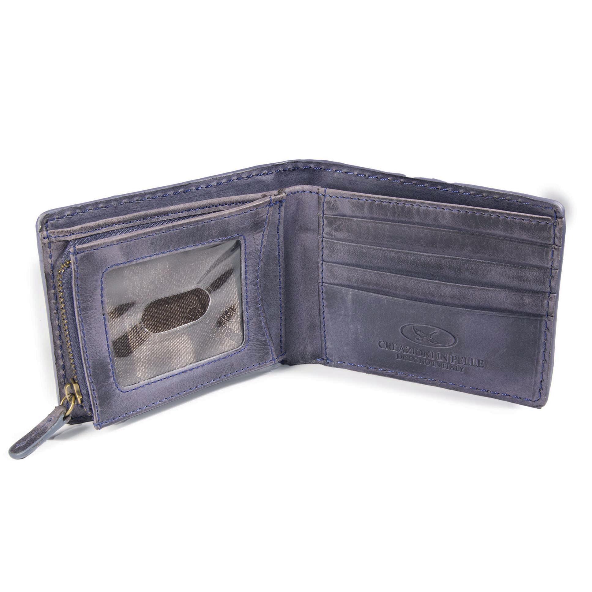 Billetera Coco 993.2 Calavera / Azul - Imagen 3