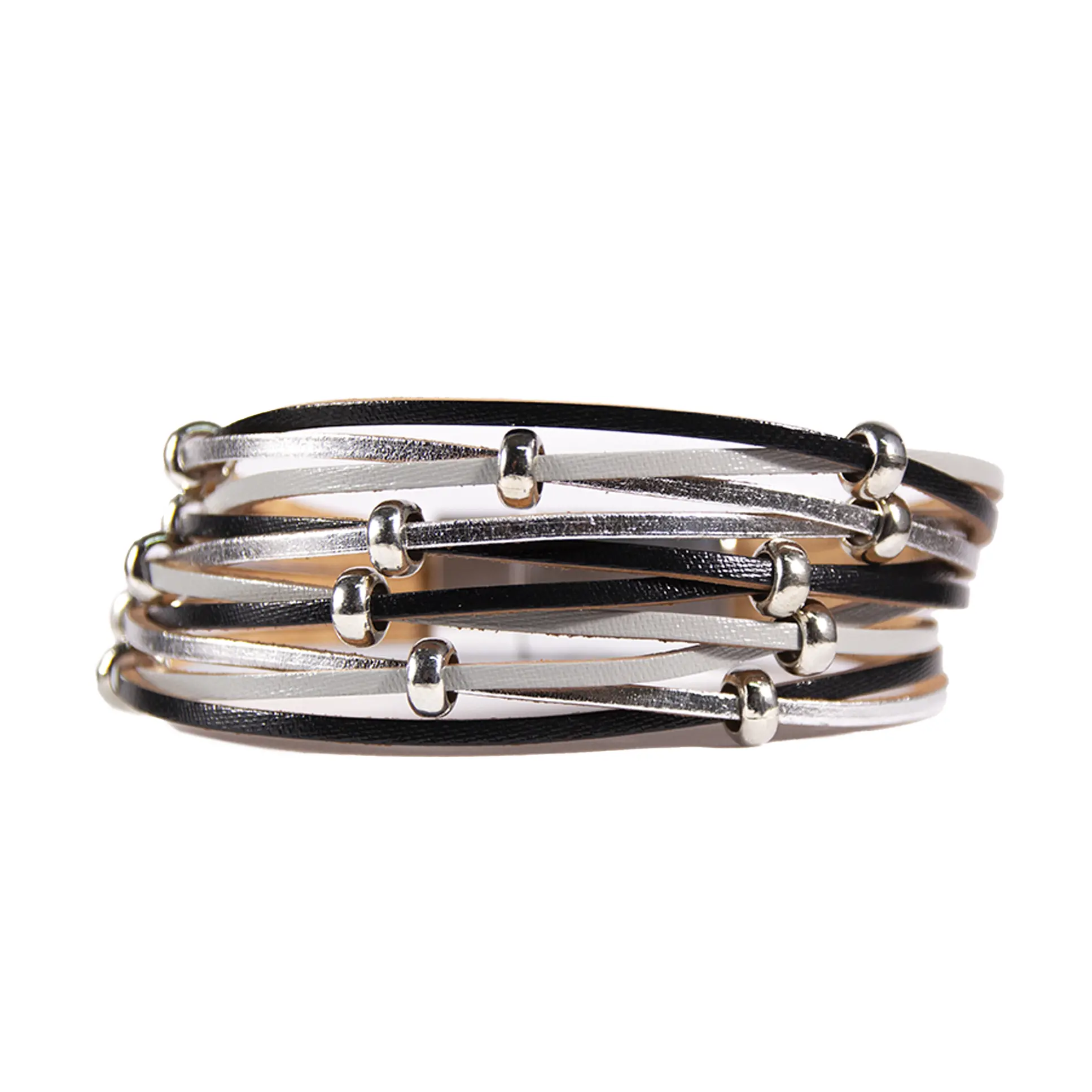 Vista frontal de Brazalete B363 NEgro