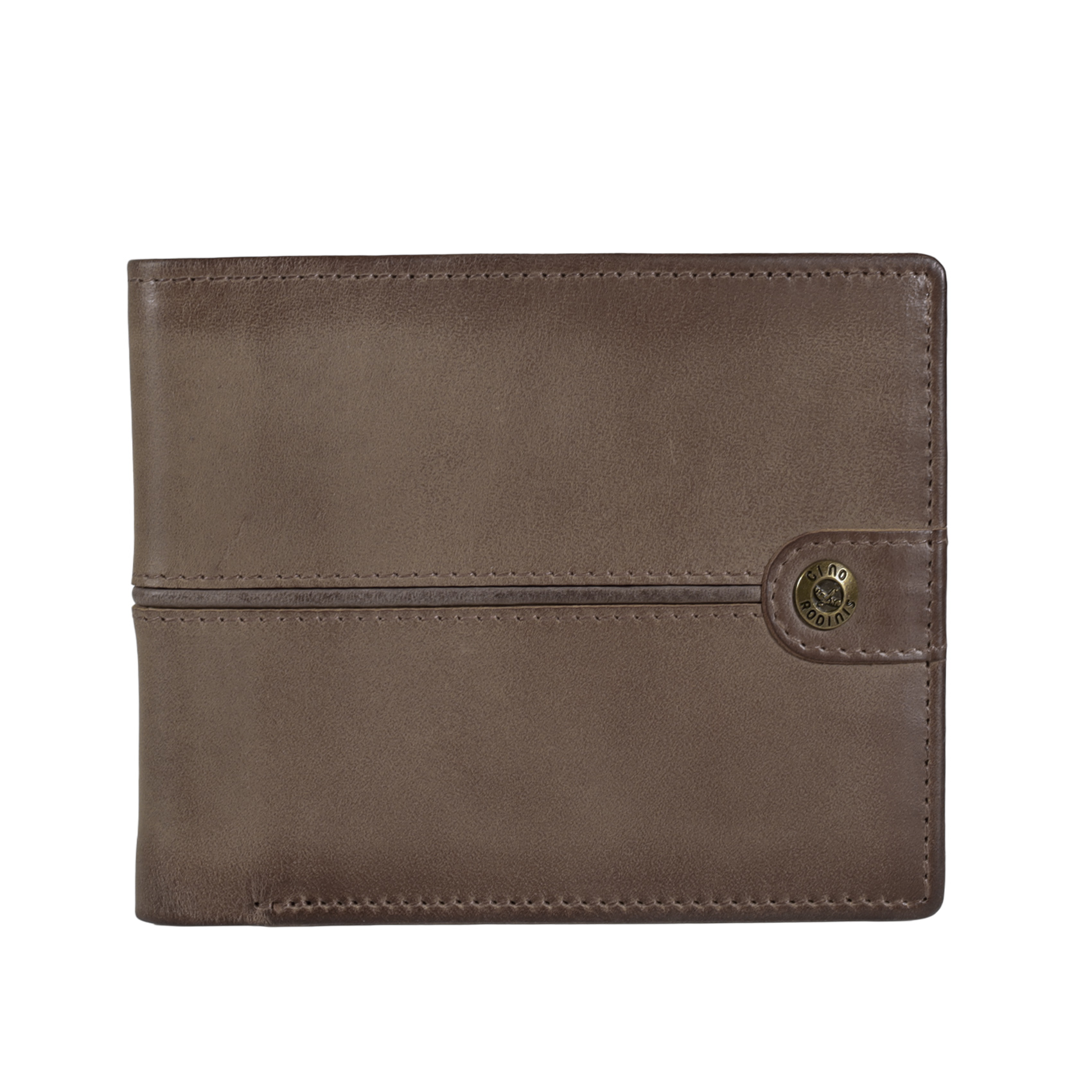 Vista frontal de Billetera TEXAS 162 Color Camel - Gino Rodinis