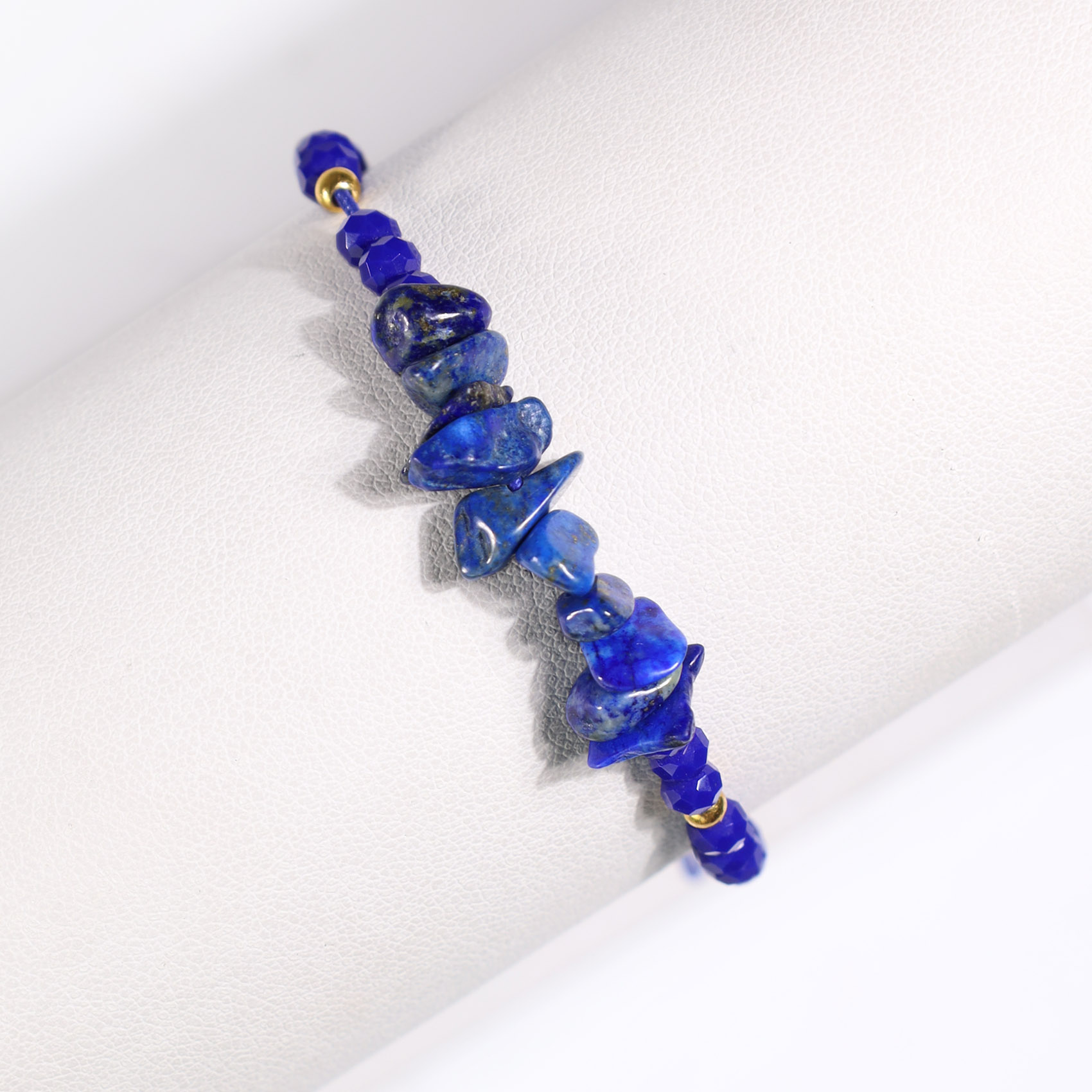 Vista Detalle de Brazalete Lapislázuli color - Azul