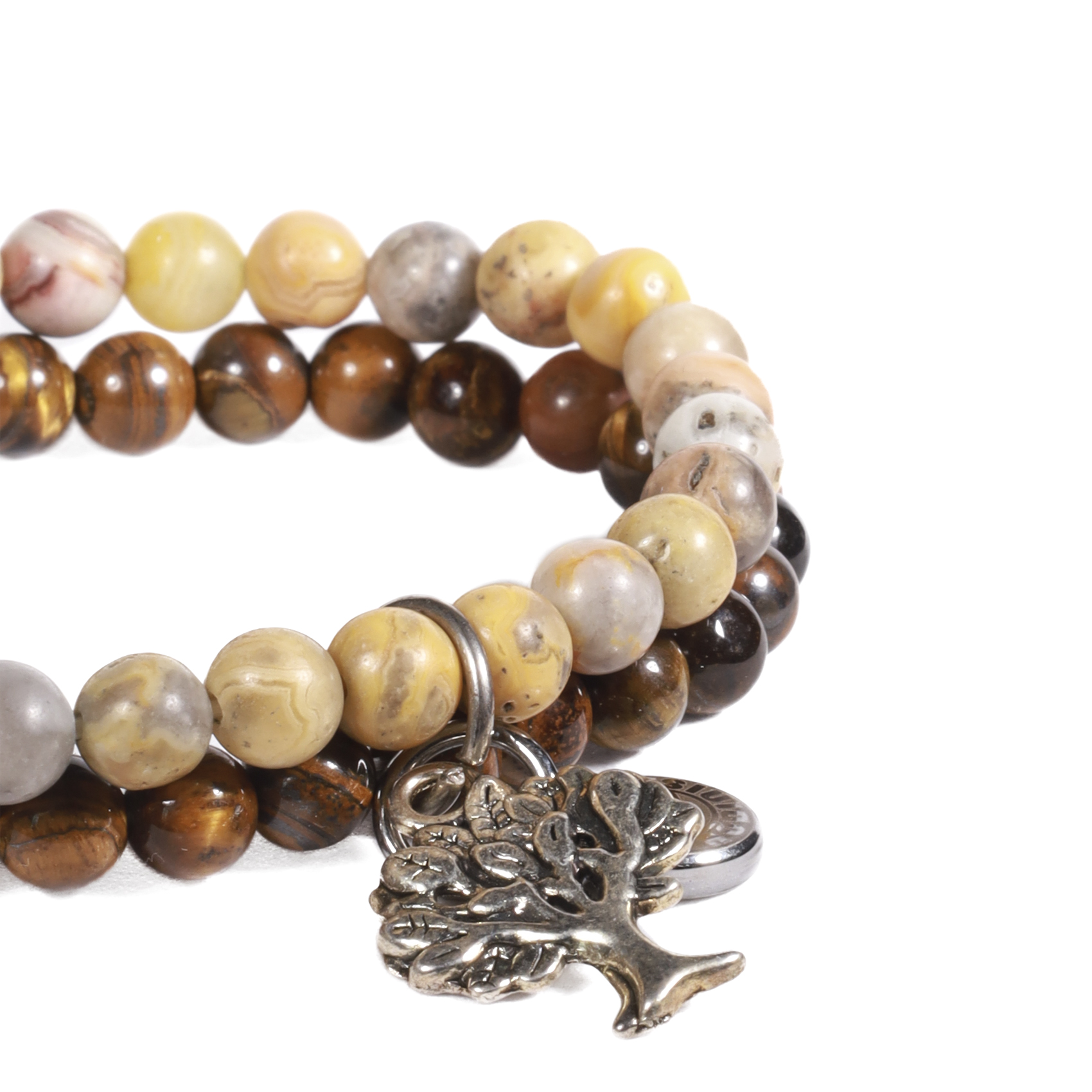 Brazalete B508 | Marrón/Beige - Imagen 3