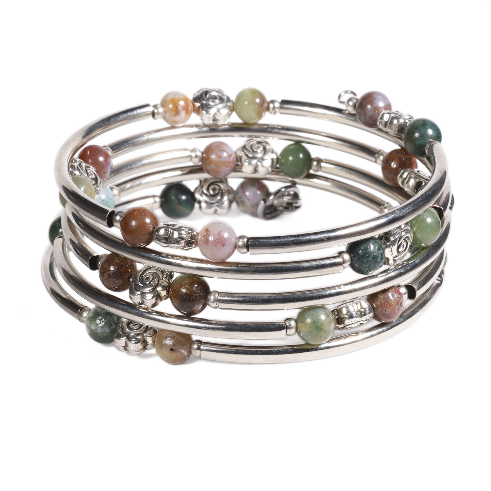 Vista PRINCIPAL DE BRAZALETE B516 VERDE JADE