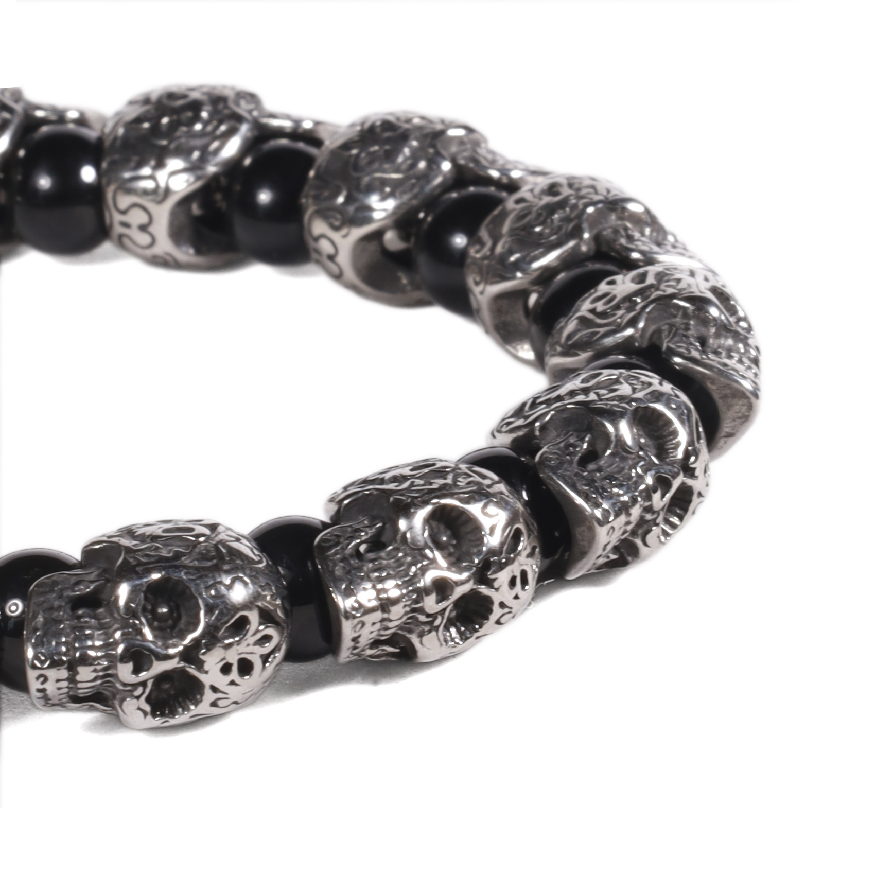 Brazalete B523 | Negro/Plateado - Imagen 3