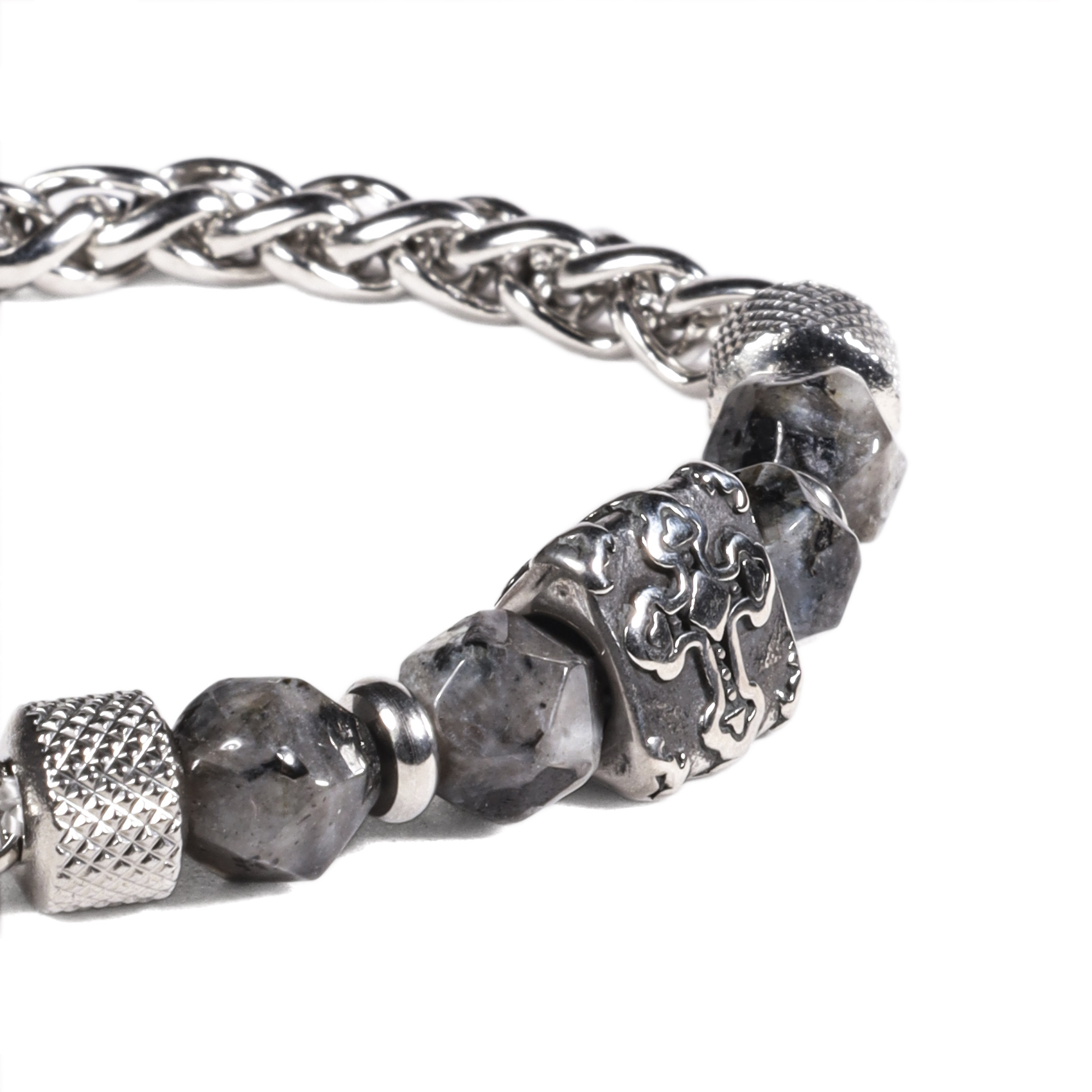 Brazalete B531 | Negro/Plateado - Imagen 3