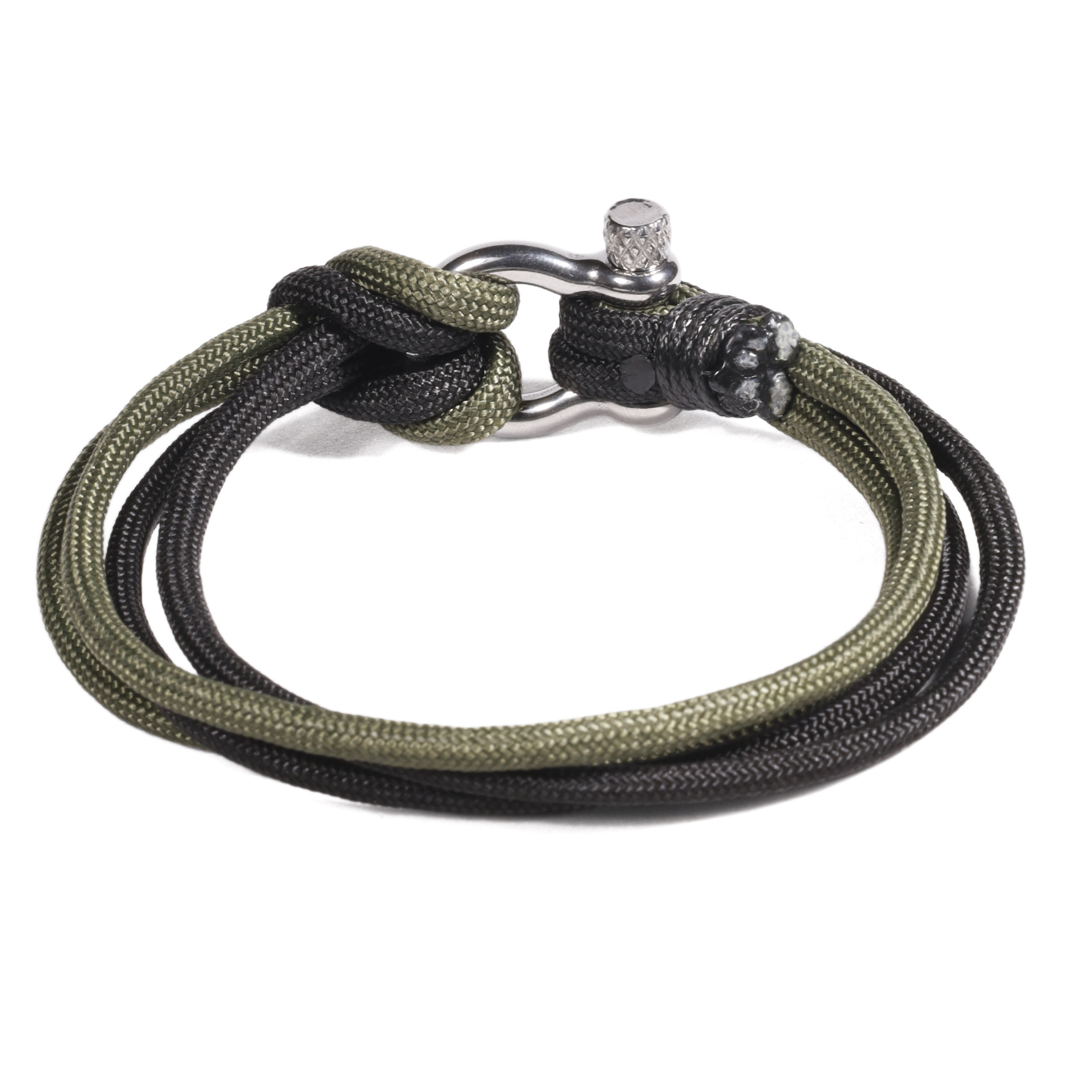Brazalete Cordón Marítimo | B540 Verde/Negro - Imagen 2