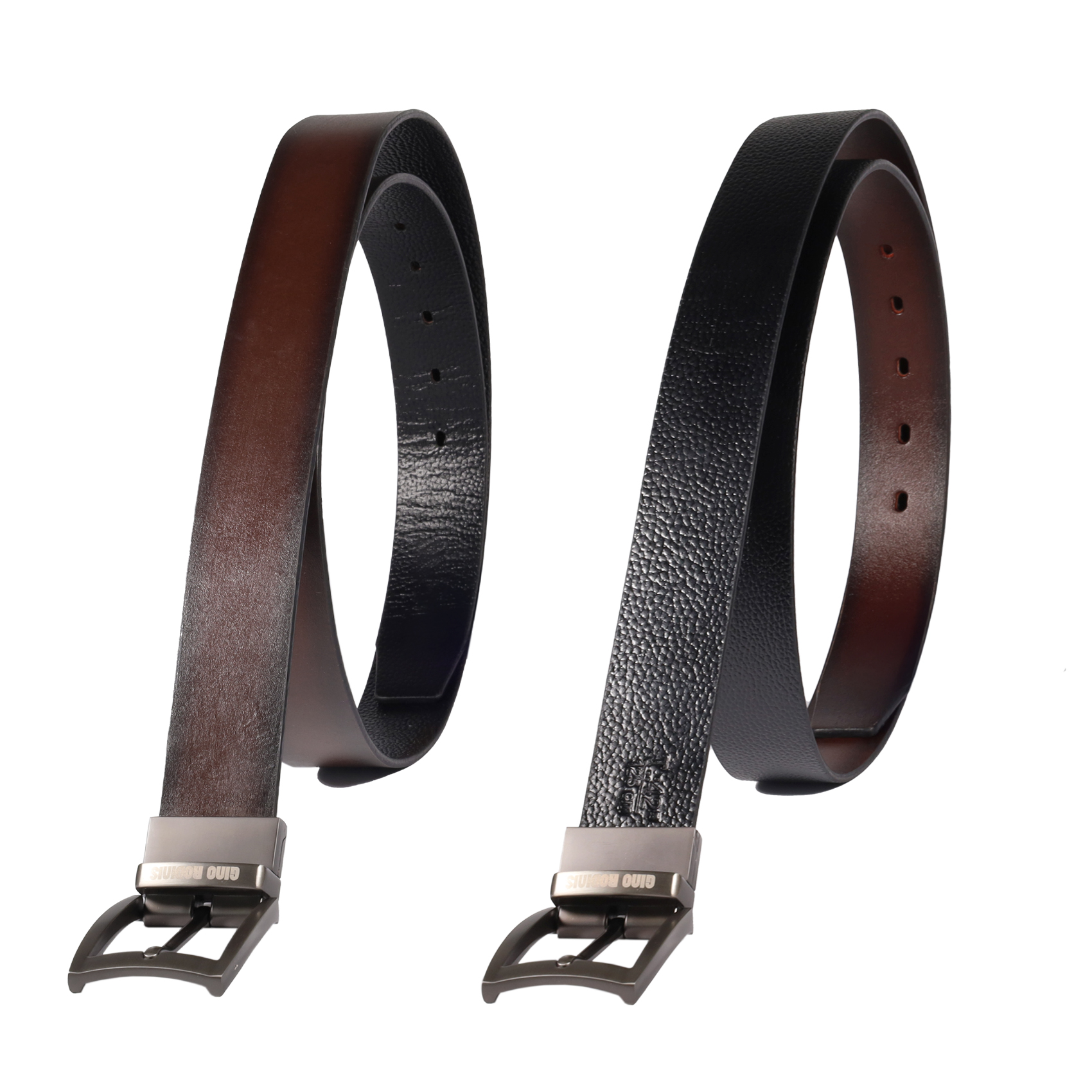 Cinturón Reversible 2507 Café/Negro - Imagen 2