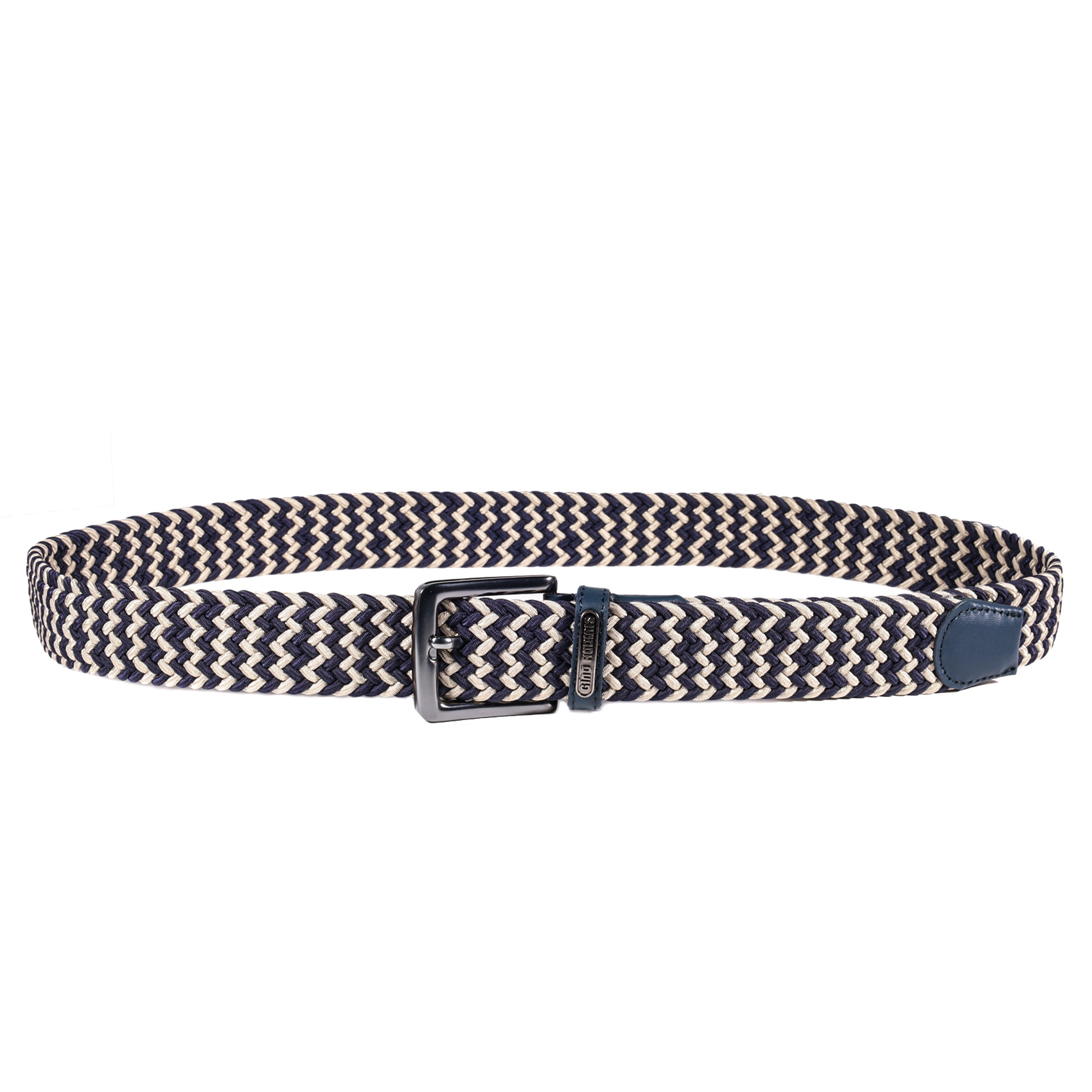 Cinturón Elasticado 2520 | Azul & Beige - Imagen 3