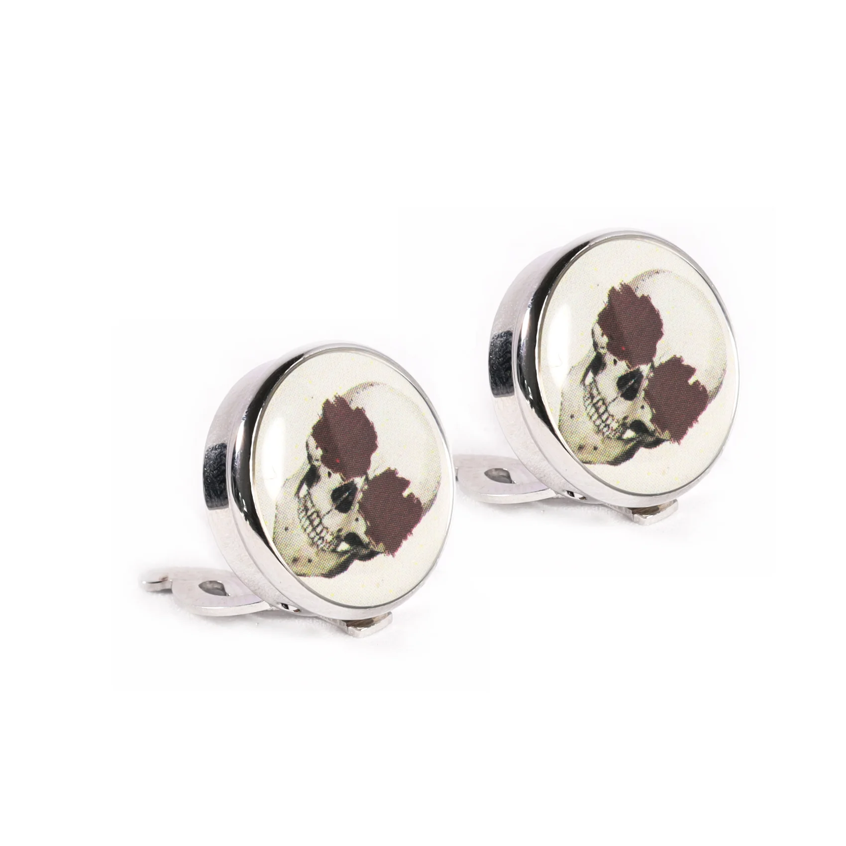 Cubre Botón Esmaltado Calavera | TB010 - Imagen 2