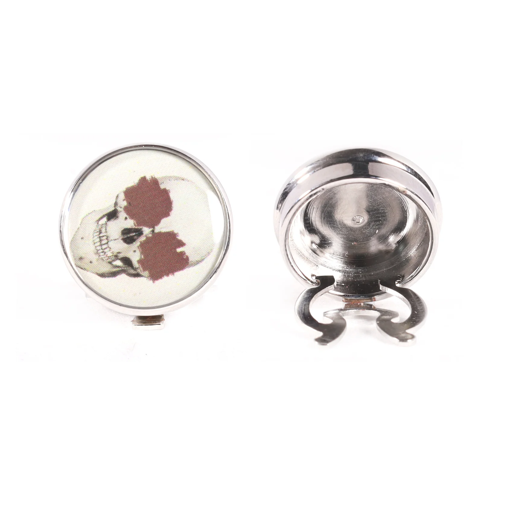 Cubre Botón Esmaltado Calavera | TB010 - Imagen 3