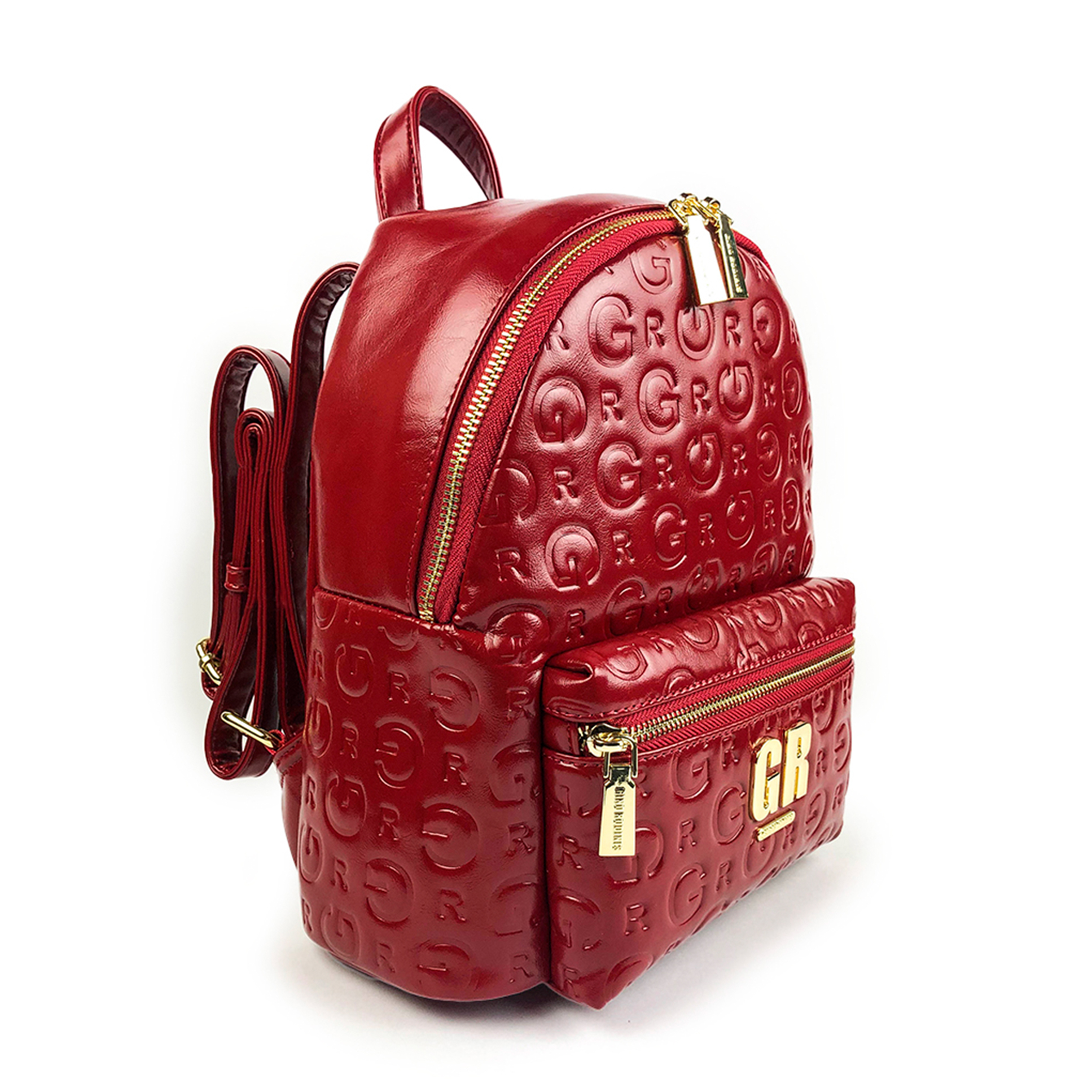 Mochila Eco Cuero 2108 Rojo - Imagen 2