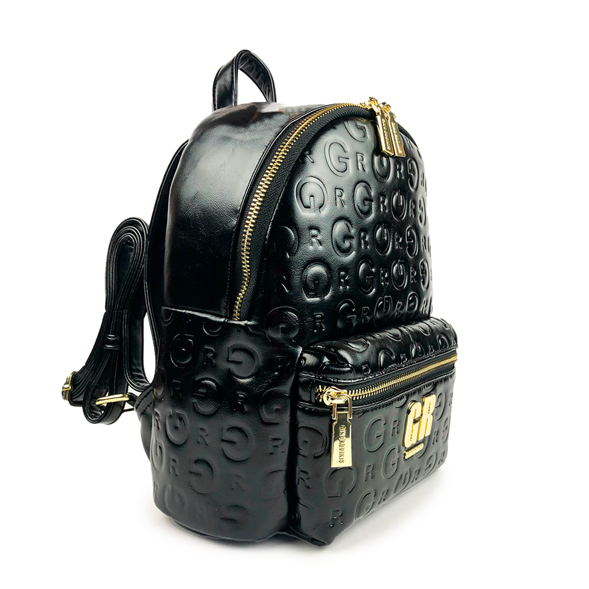 Mochila Eco Cuero 2108 Negro - Imagen 2