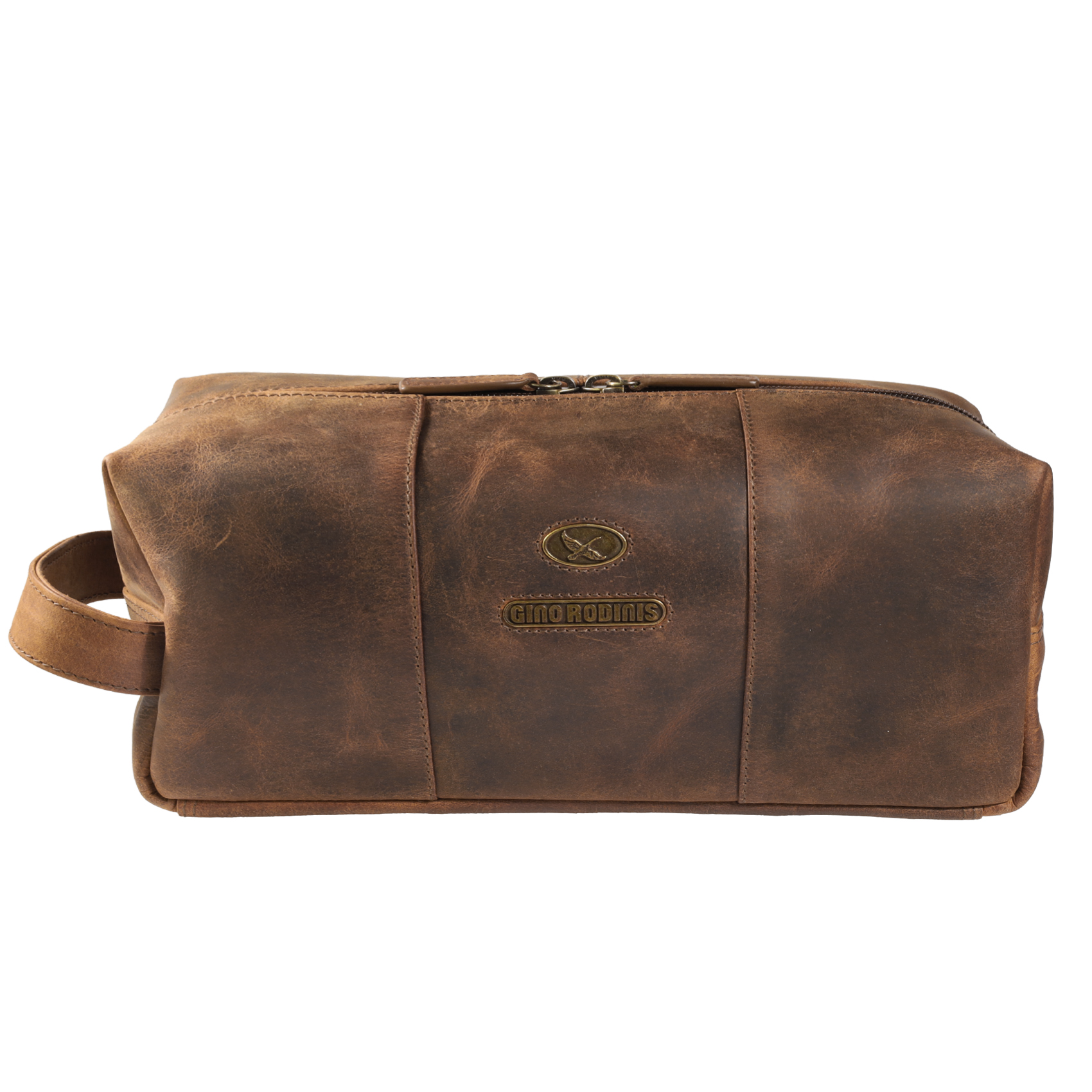 Vista Frontal de Necessaire 1305 color Camel - Gino Rodinis