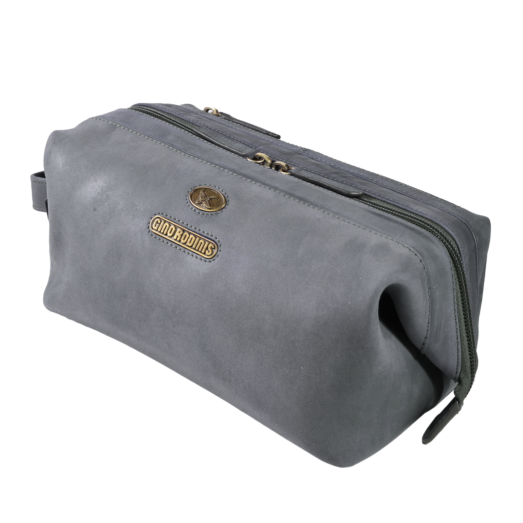 Vista Frontal - Lateral de Necessaire 2452 color Petroleo - Gino Rodinis