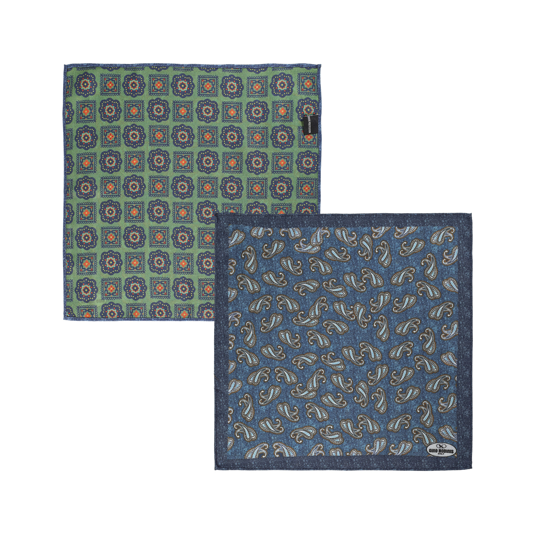 Vista Frontal de cara A y B de Pañuelo reversible PP504