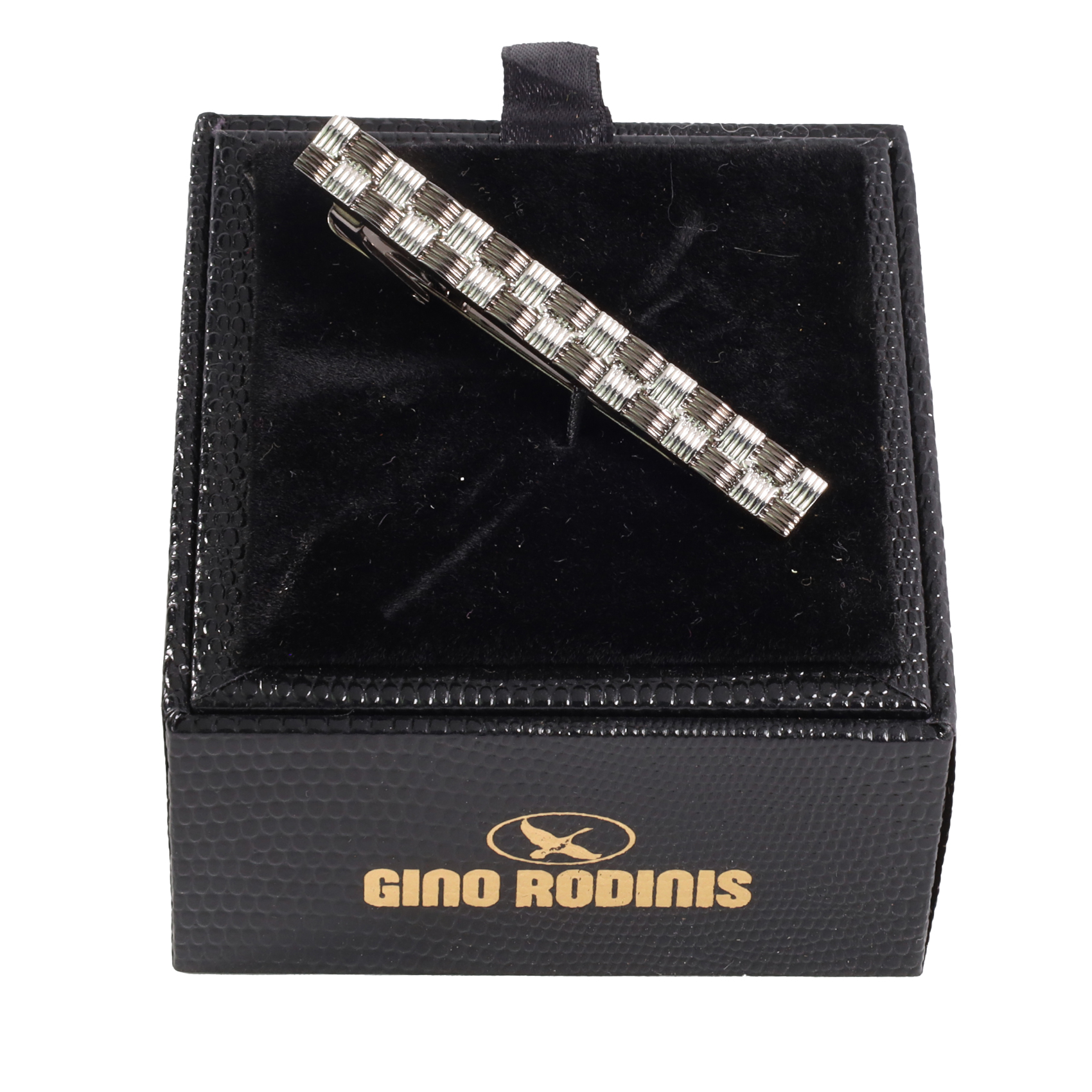 Vista de packaging de pasador de corbata - PAS025 - Gino Rodinis