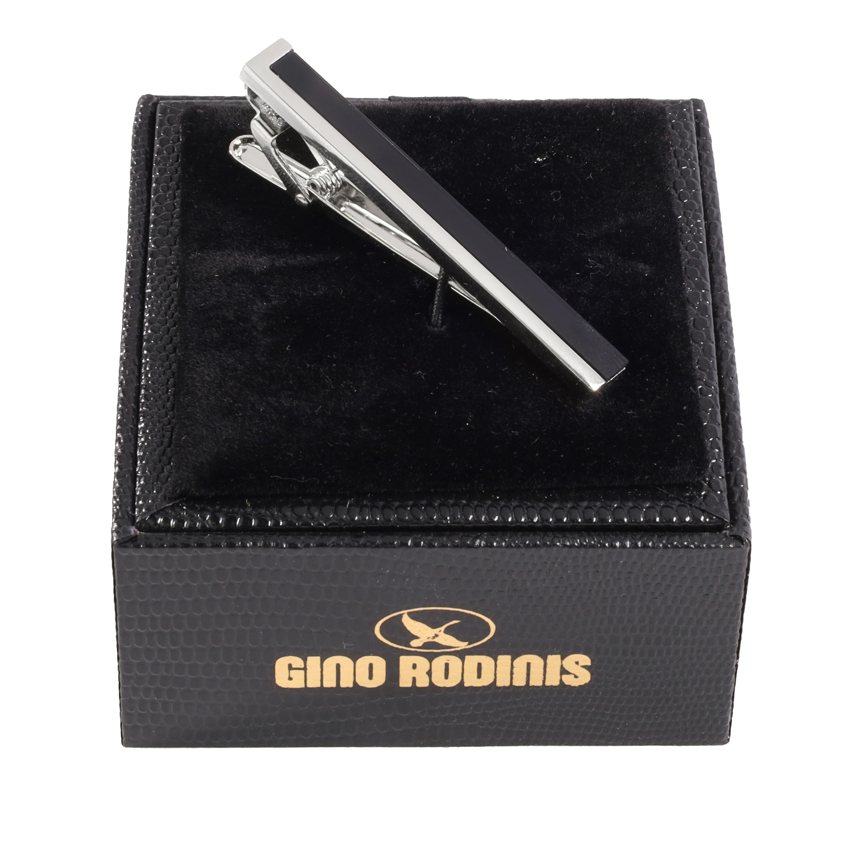 Vista de packaging de pasador de corbata - PAS027 - Gino Rodinis