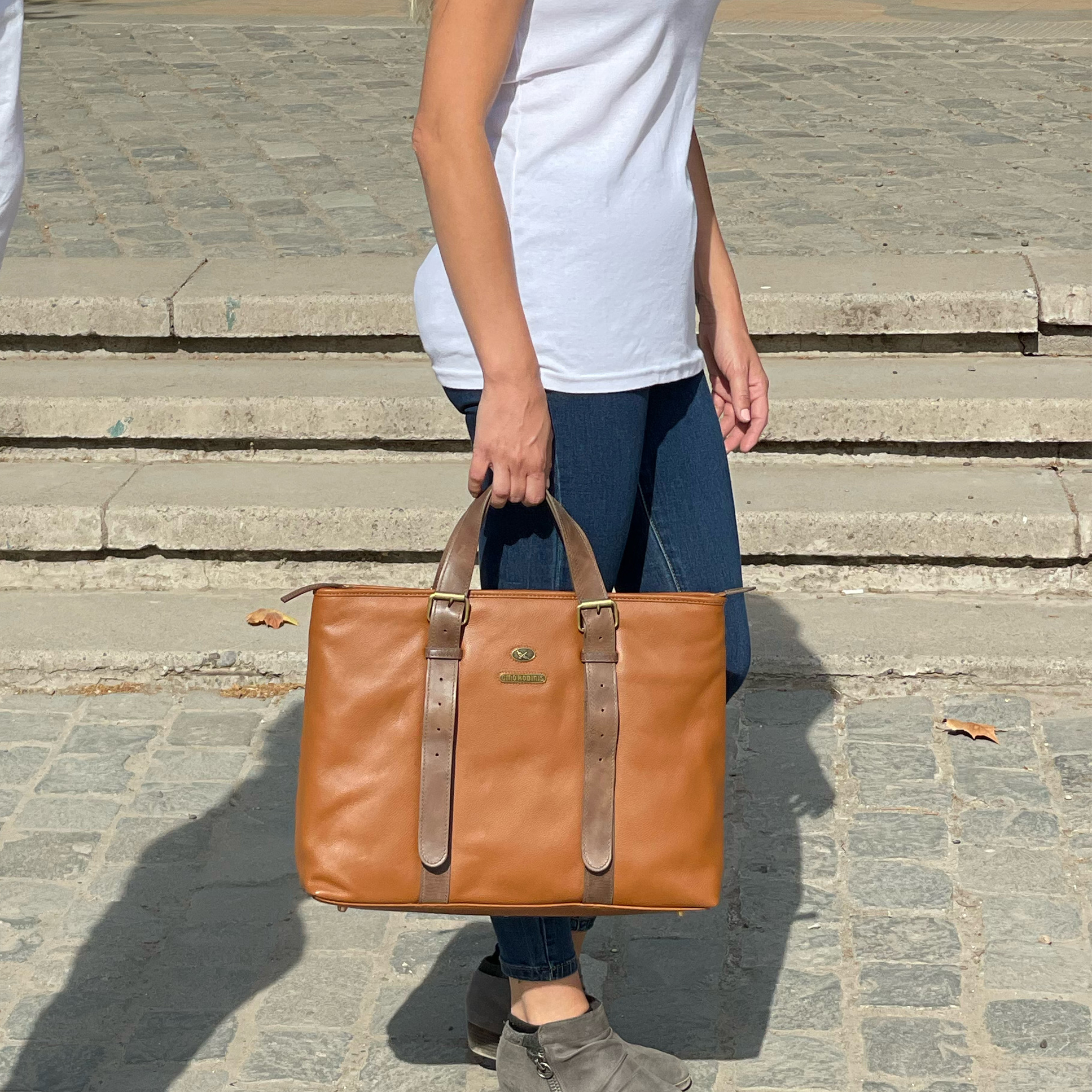 Tote Bag 2203 Camel/Marrón - Imagen 6